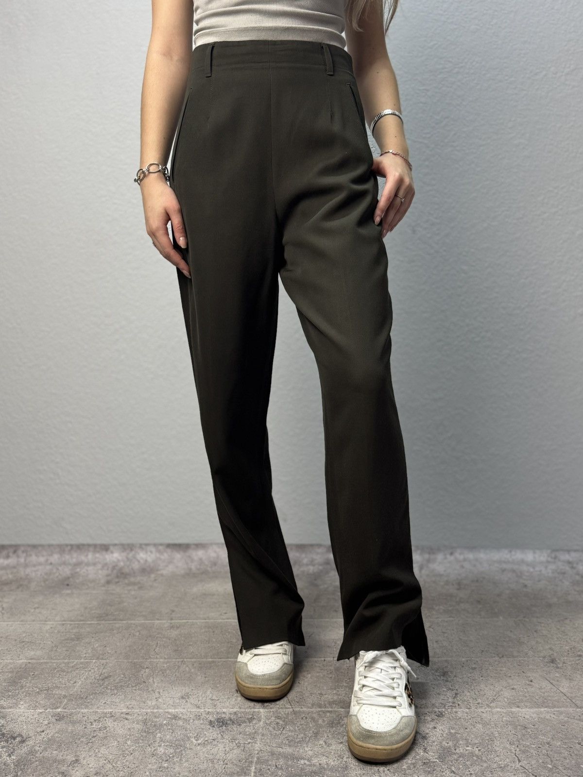 Jean Paul Gaultier Vintage Jean Paul Gautier silk Casual Pants Luxury Japan Size 30" / US 8 / IT 44 - 1 Thumbnail