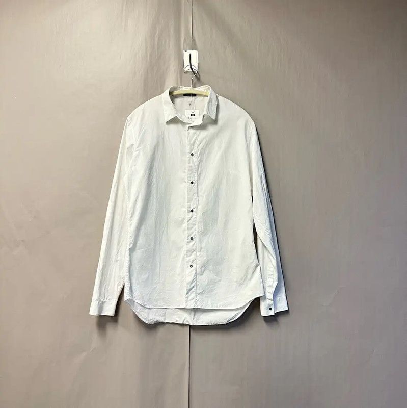Dior Dior White Cotton Long Sleeve Shirt 0089 Size US M / EU 48-50 / 2 - 1 Thumbnail