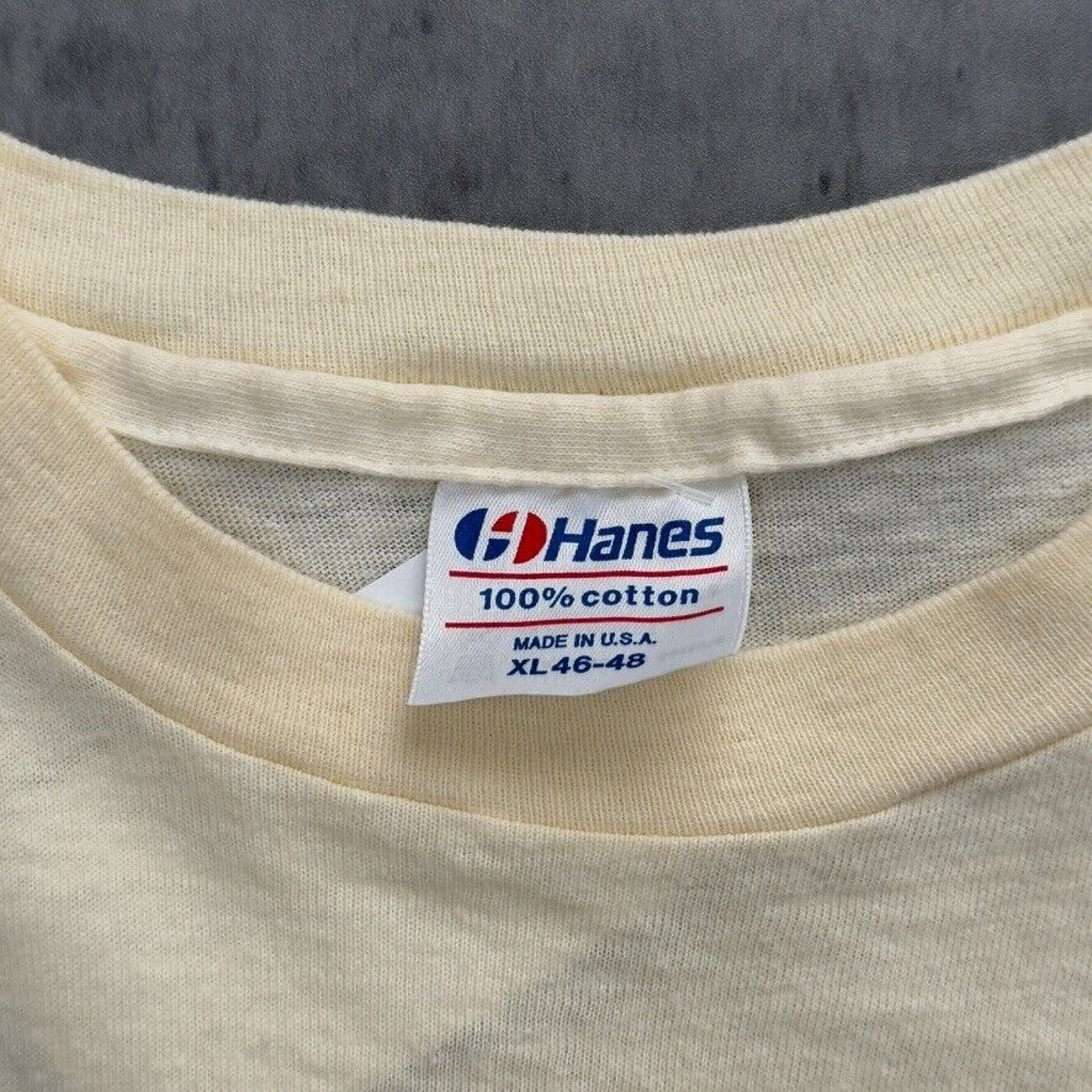 Hanes × Vintage Vintage Single Stitch Primo Hawaiian Beer Yellow T Shirt Size US L / EU 52-54 / 3 - 3 Thumbnail