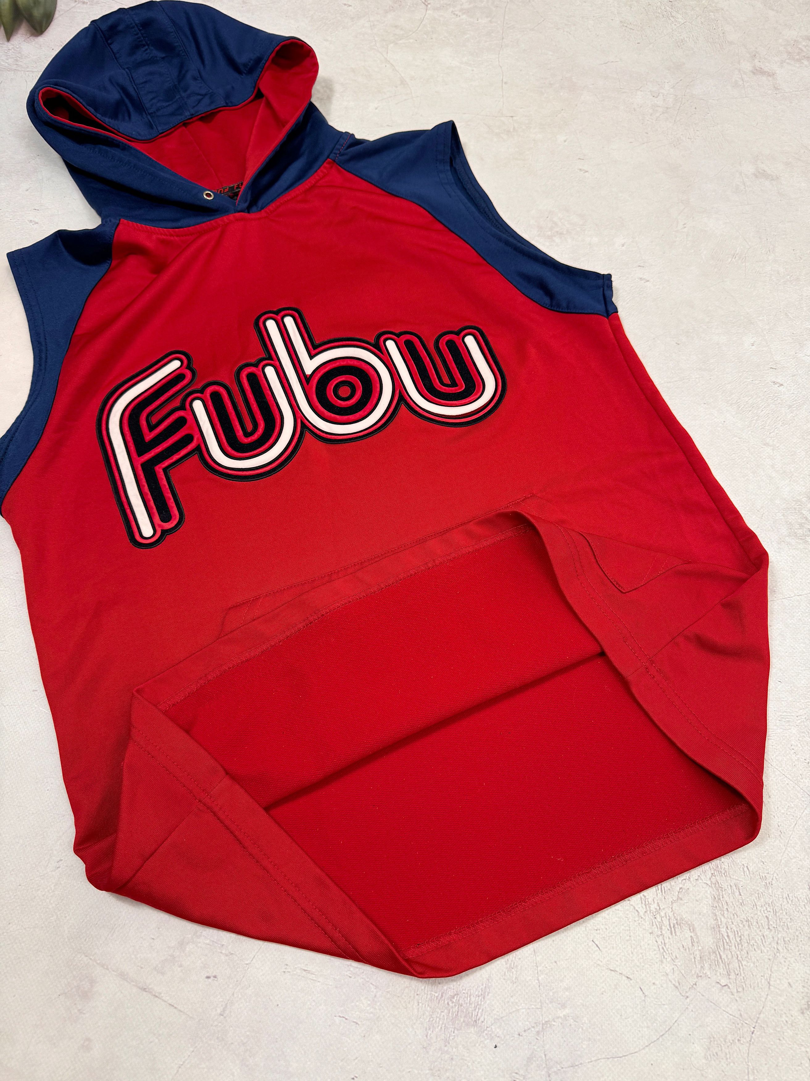 Band Tees × Fubu × Vintage Vintage Fubu 05 Hip Hop Hoodie Sleevless Size US M / EU 48-50 / 2 - 3 Thumbnail