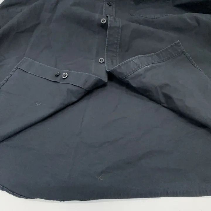 Balenciaga Balenciaga Balenciaga Black Logo Print Long Sleeve Shirt - Size US S / EU 44-46 / 1 - 6 Thumbnail
