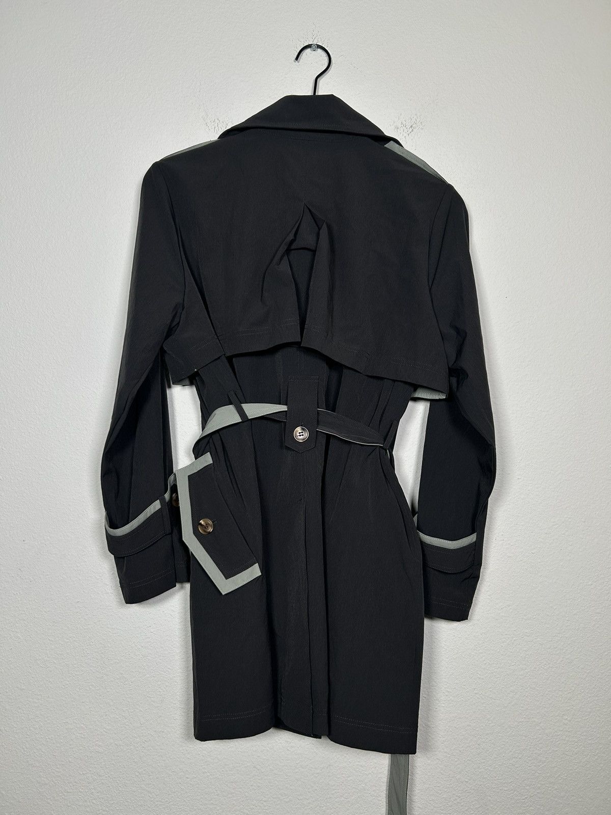 Toteme Nylon Double Breasted Belted Trench coat Size S / US 4 / IT 40 - 4 Thumbnail