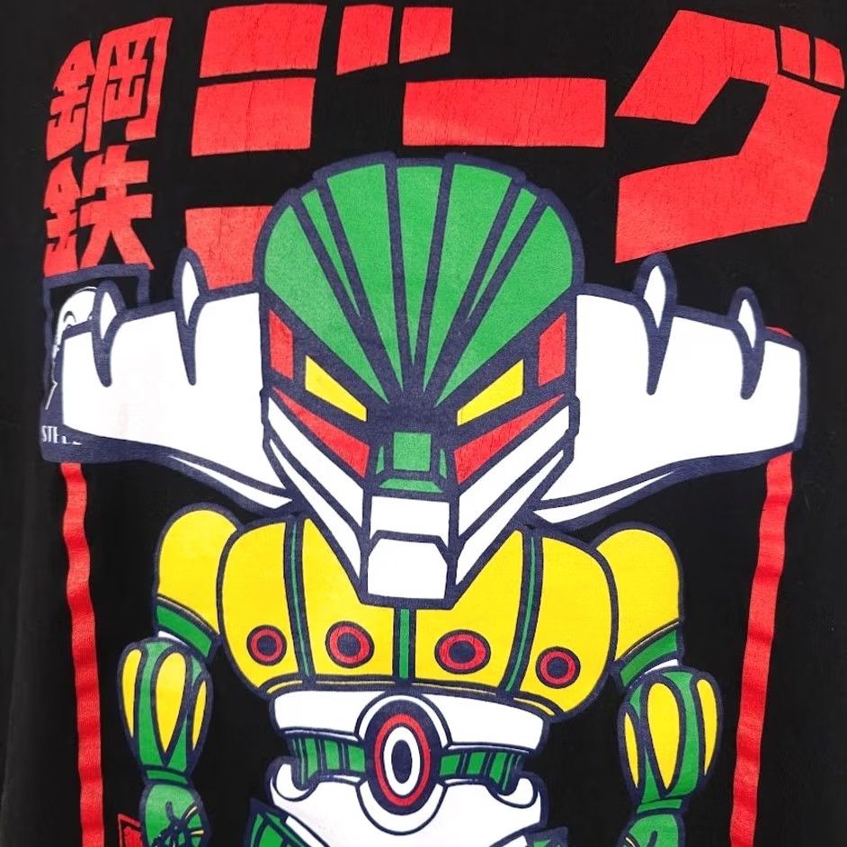 Vintage Steel Jeeg T Shirt Mens Size Medium Black Japanese Manga Anime Series Shirt Mens Medium Black Anime Jeeg Size US M / EU 48-50 / 2 - 3 Thumbnail
