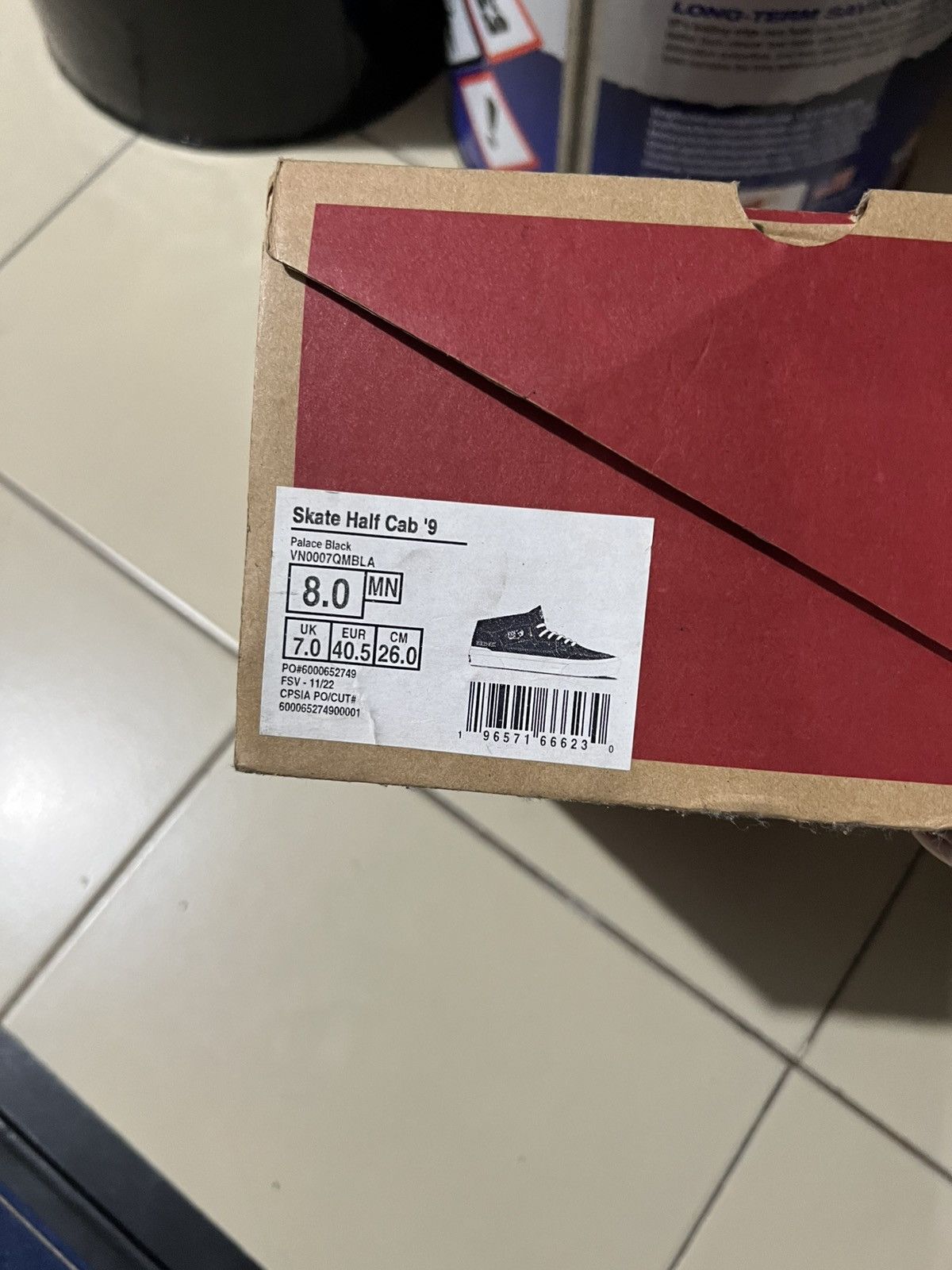 Palace Palace x Vans half cab size 8 NEW Size US 8 / EU 41 - 5 Thumbnail
