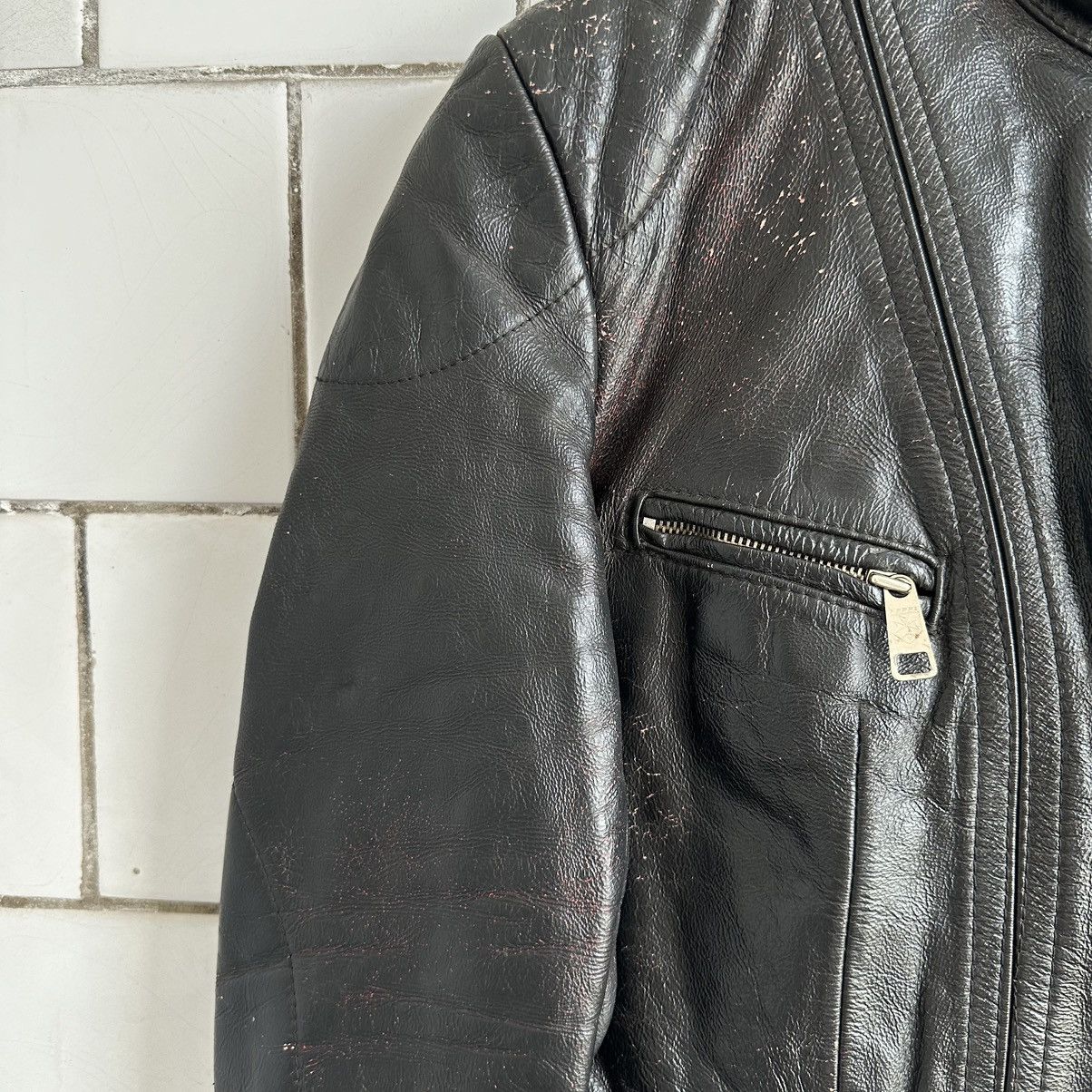 Vintage Vintage Moto Leather Jacket Tour Style USA 90s Y2K Size US S / EU 44-46 / 1 - 4 Thumbnail