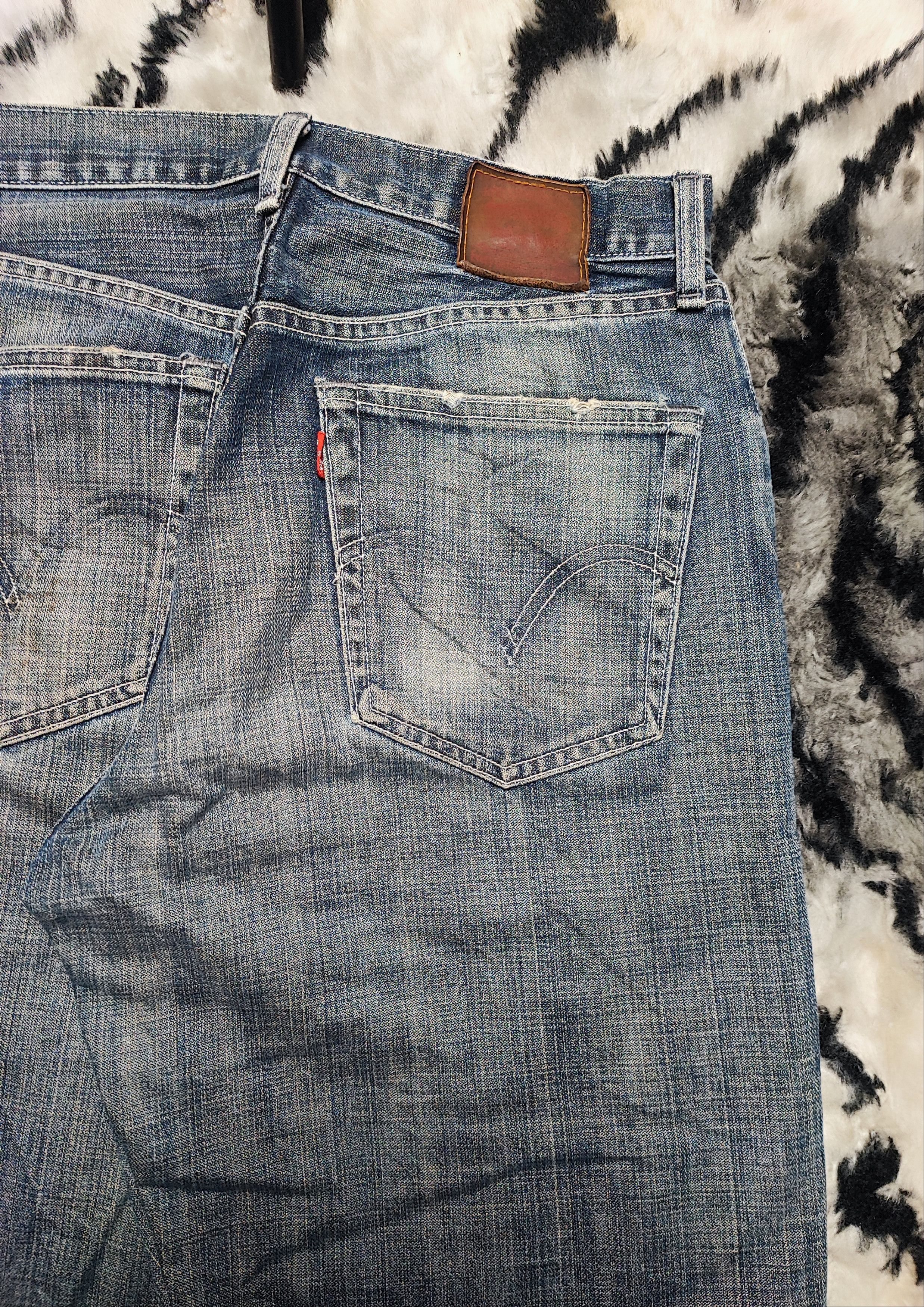 Levi's Vintage Levis 504 Jerky Tag Thrashed ERD Grunge Chrome 30x32 Size US 30 / EU 46 - 16 Thumbnail