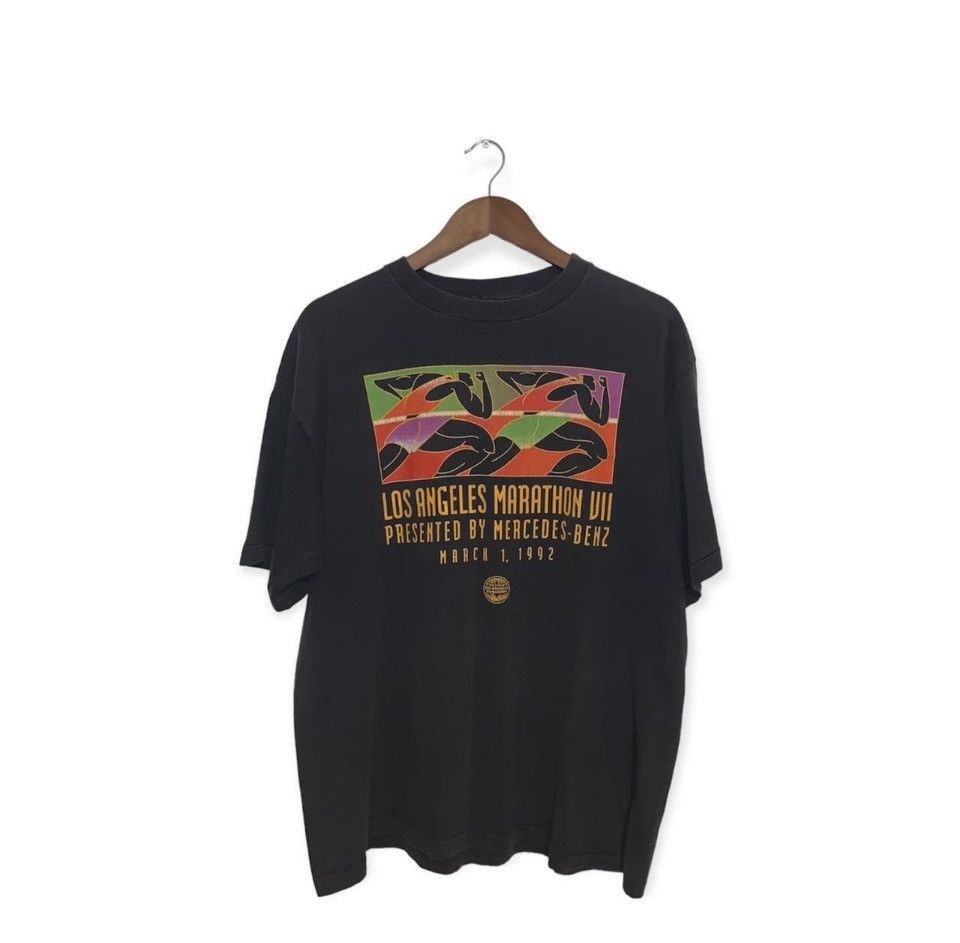 image of Vintage 92’ La Marathon Tee in Black, Men's (Size XL)