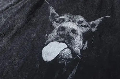 Japanese Brand × Vintage Hip Hop Oversized Washed Black T-Shirt Streetwear Doberman Size S / US 4 / IT 40 - 4 Thumbnail