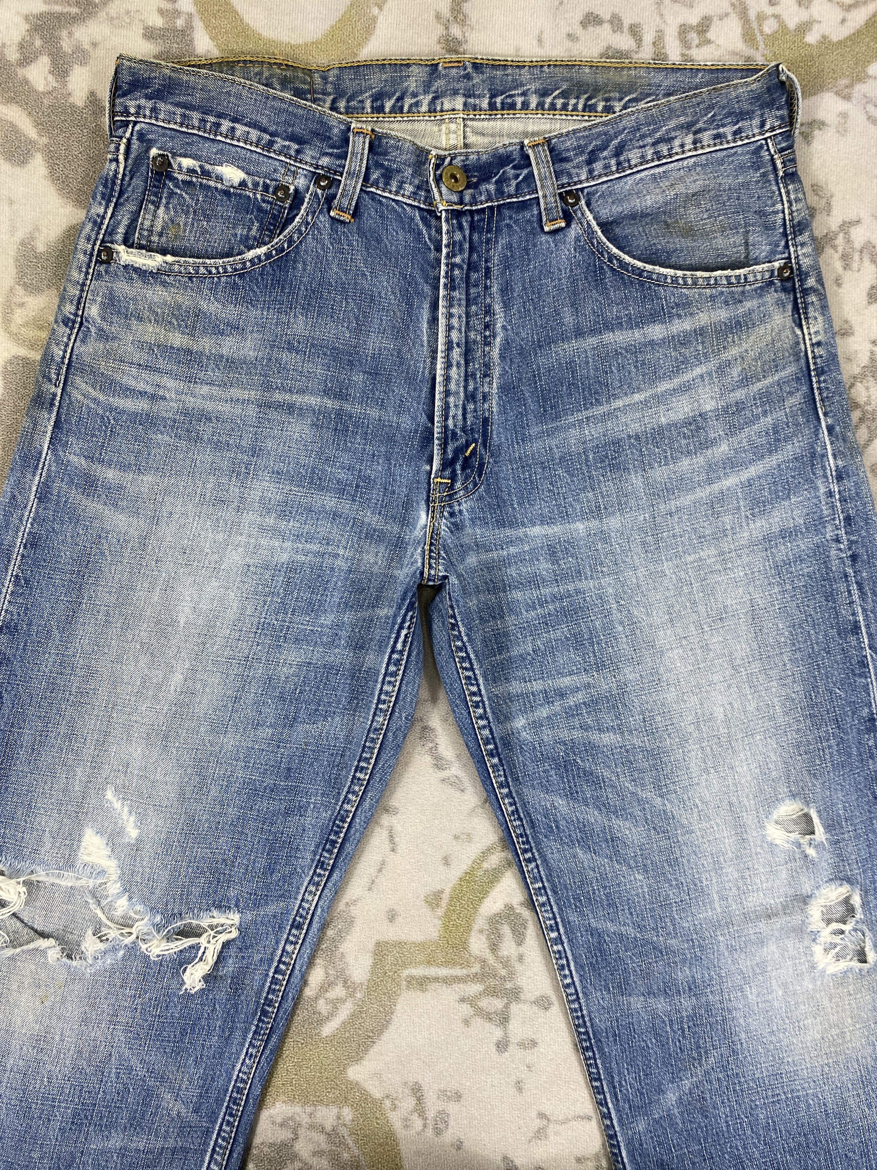 Levi's Distressed Blue Vintage Levi's 503 33x29.5 Denim -SJ160 Size US 33 - 3 Thumbnail