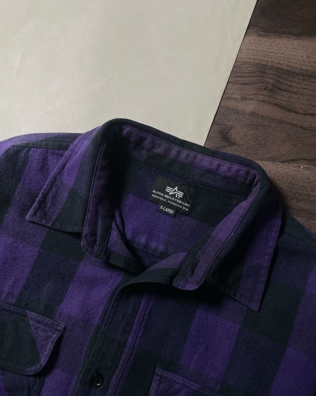 Alpha Industries Heavy Flannel Shirt ALPHA INDUSTRIES Size XL Size US XL / EU 56 / 4 - 5 Thumbnail