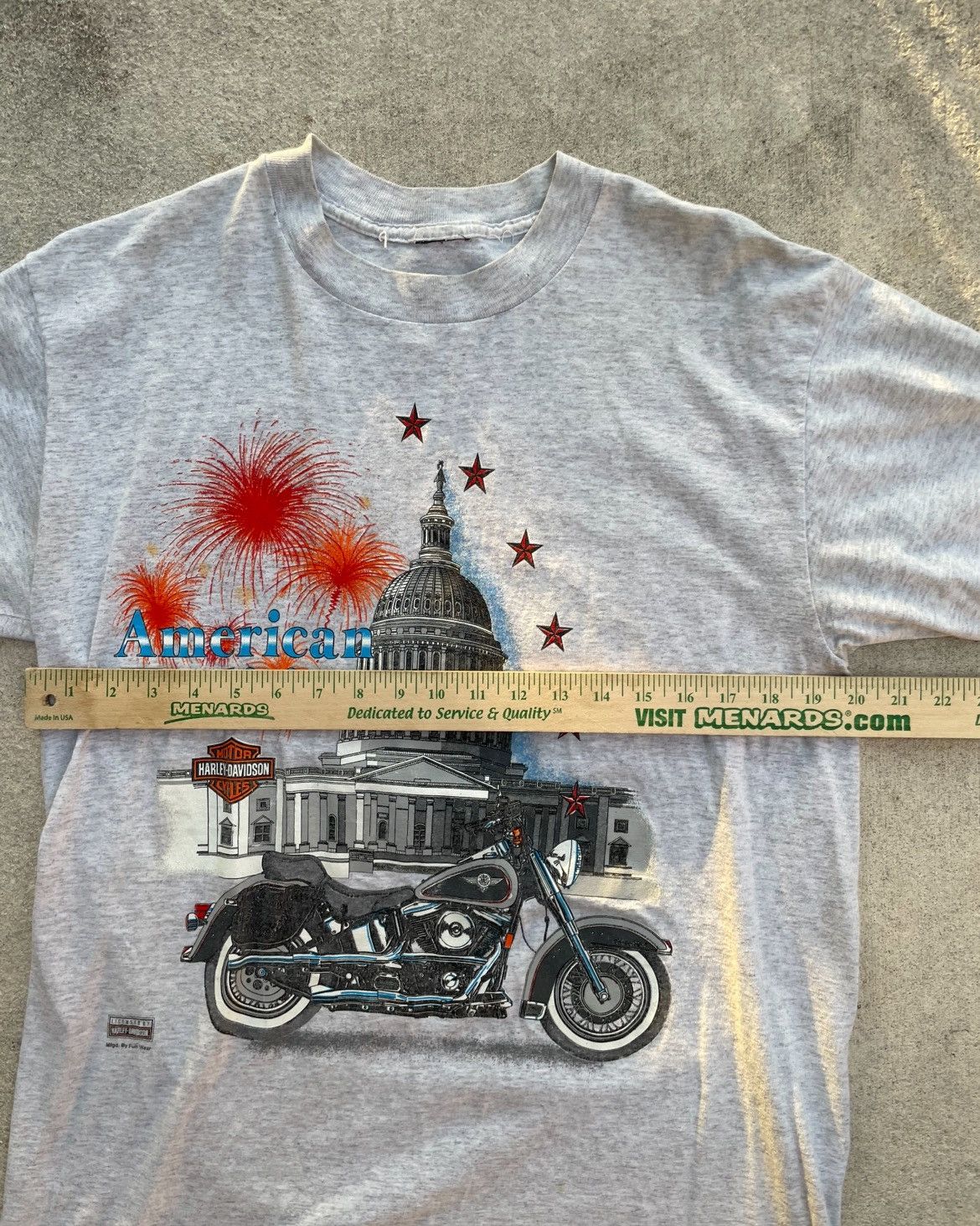 Harley Davidson Vintage 1995 Harley Davidson American Tradition Capitol Size US M / EU 48-50 / 2 - 4 Thumbnail