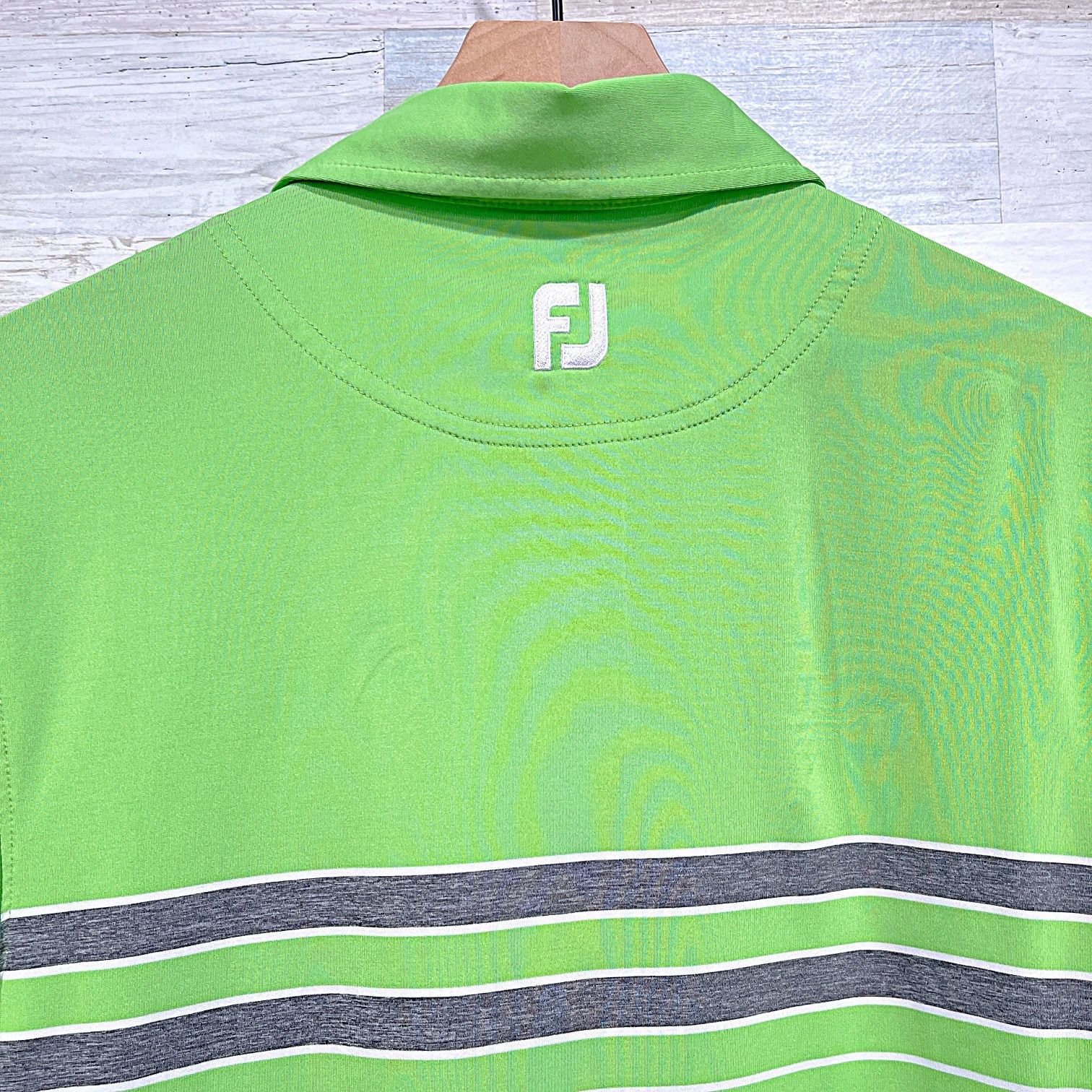 Footjoy Foot Joy Performance Tech Golf Polo Shirt Green Mens Small Size US S / EU 44-46 / 1 - 4 Thumbnail