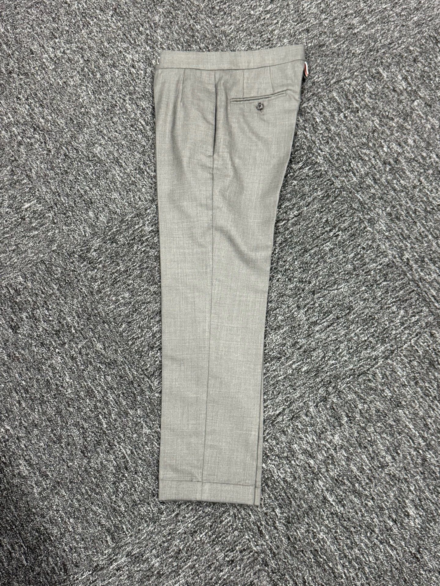 Thom Browne Thom Browne Women's Medium Gray Wool Trousers Tricolor Size 26" / US 2 / IT 38 - 3 Thumbnail