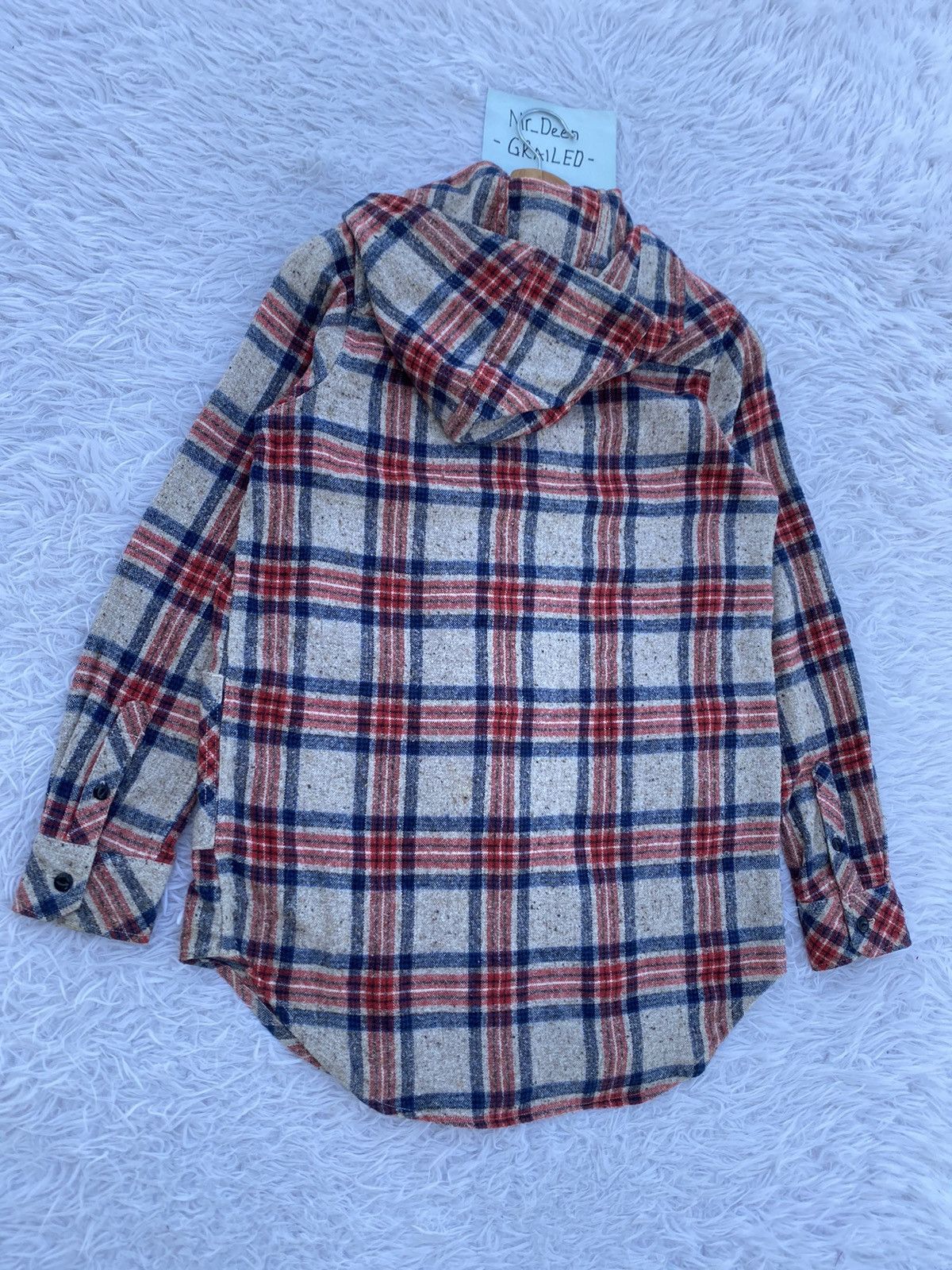 Hysteric Glamour Rare Vintage Hysteric Glamour Checkered Hooded Flannel Size US M / EU 48-50 / 2 - 13 Thumbnail