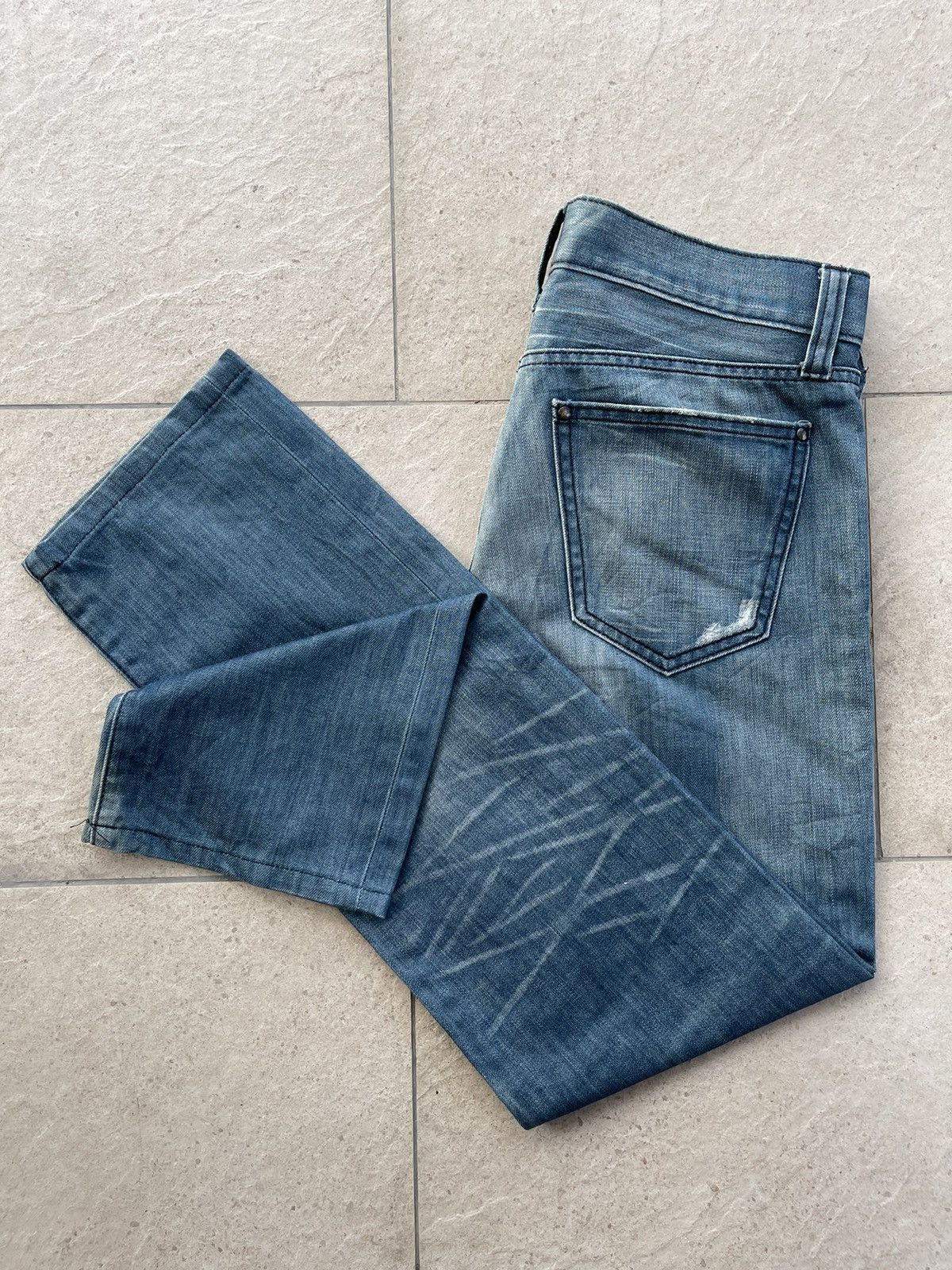 Japanese Brand 🔥Japanese Brands Uniqlo Distressed Denim W33🔥 Size US 33 - 9 Thumbnail