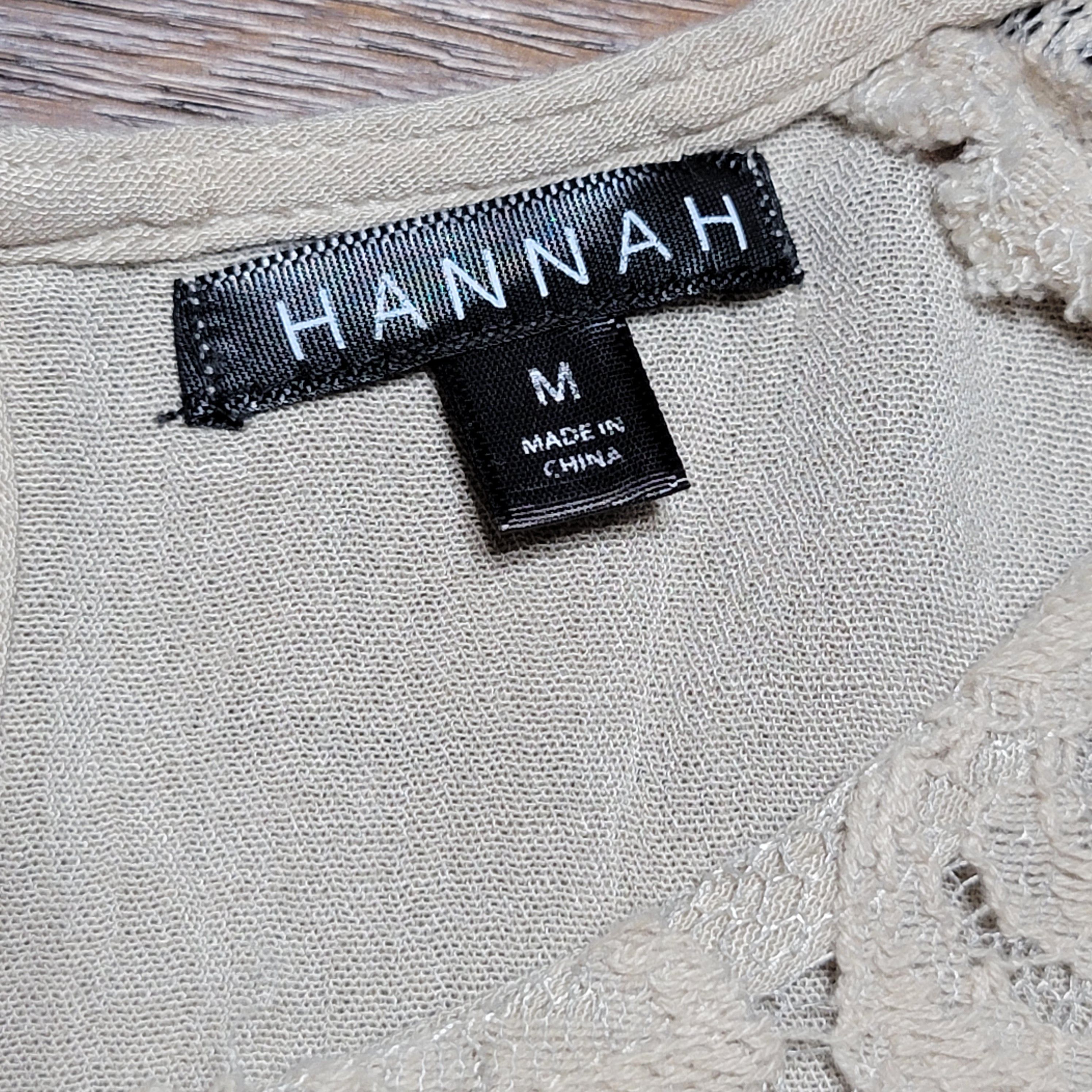 Other Hannah Blouse Light Tan Lace 3 Quarter Sleeve - Size Medium Size M / US 6-8 / IT 42-44 - 5 Thumbnail