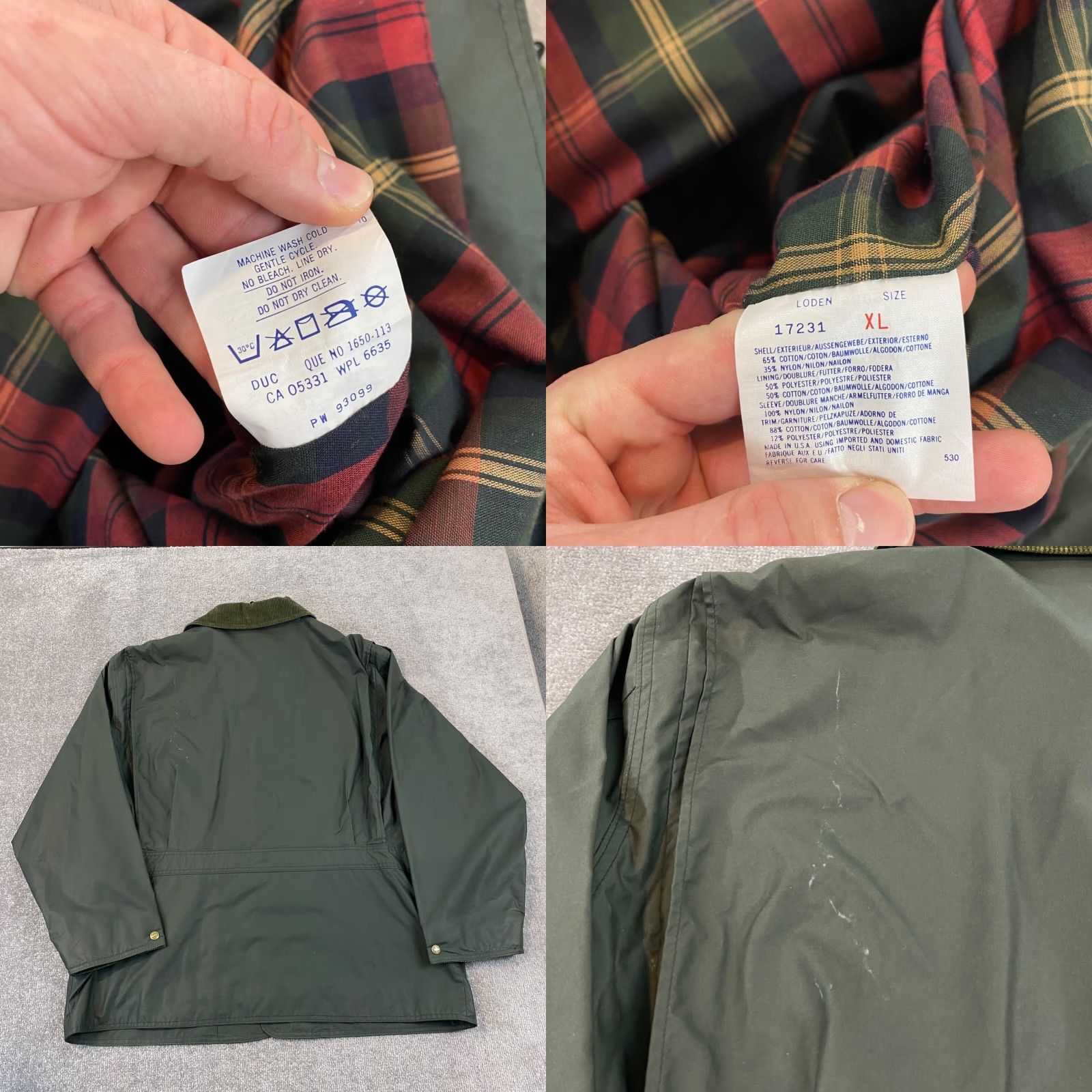 Vintage VINTAGE Woolrich Jacket Parka Coat Woolrich Loden Barn Jacket Mens XL Green Size US XL / EU 56 / 4 - 10 Thumbnail