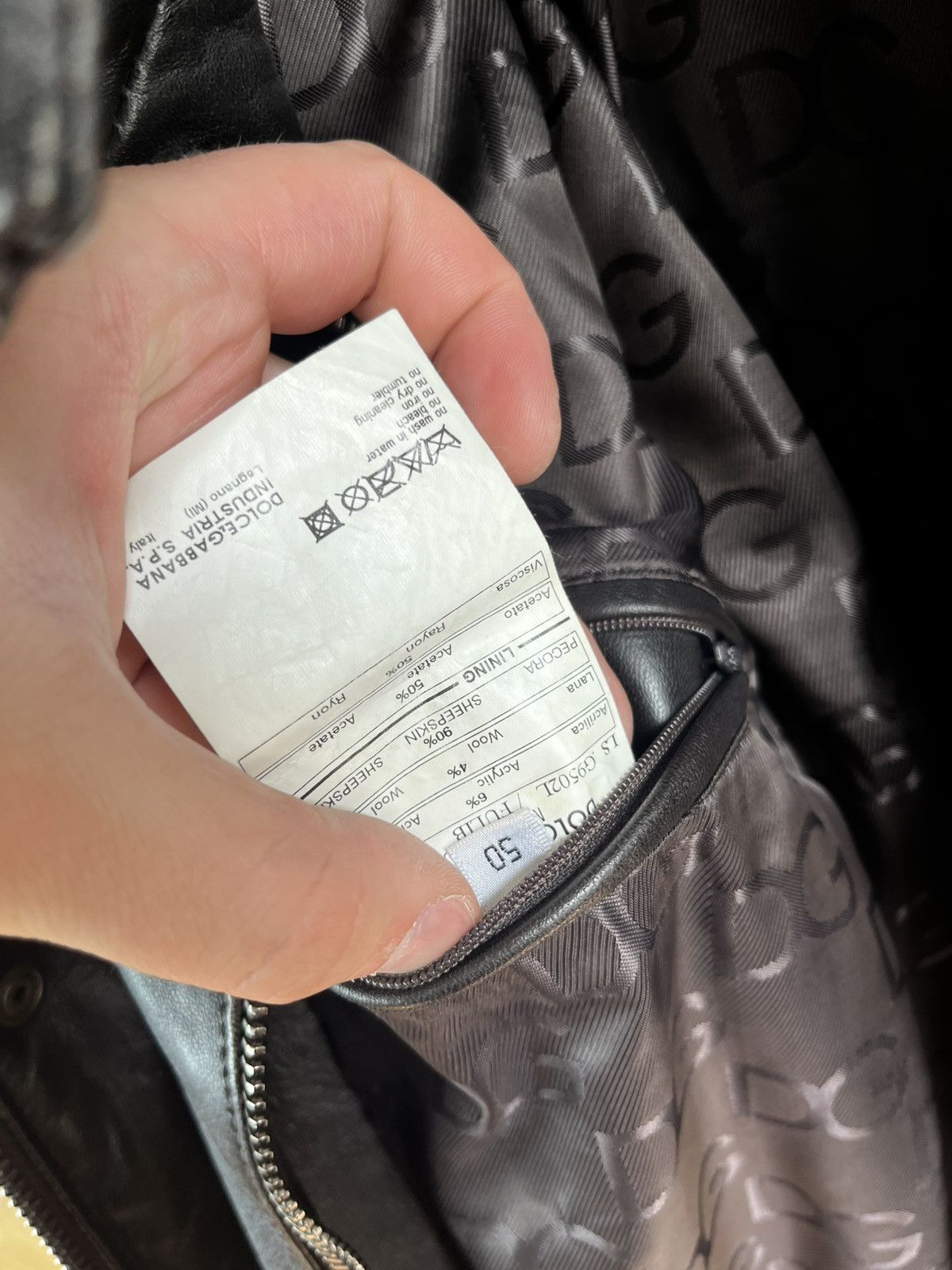 Dolce & Gabbana × Leather × Lucky Brand Dolce Gabbana leather jacket size 50 Size US M / EU 48-50 / 2 - 16 Thumbnail