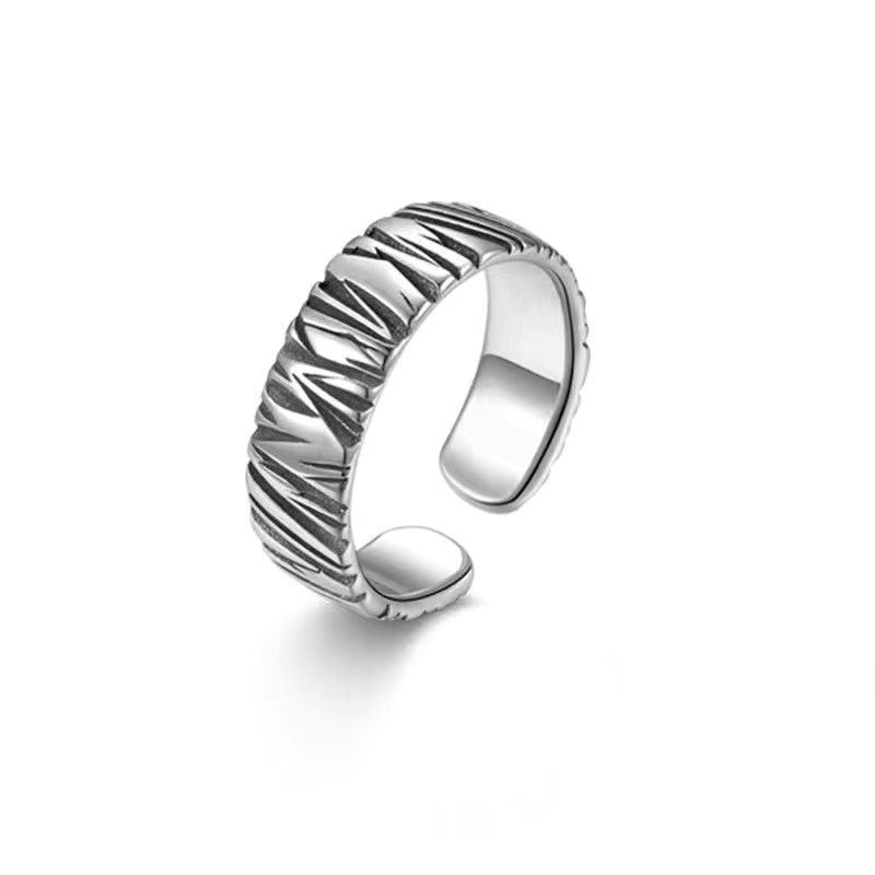 Jewelry New Trend Jewelry Rings Open Size Chrome Ring (Size 7-13) Size ONE SIZE - 5 Thumbnail