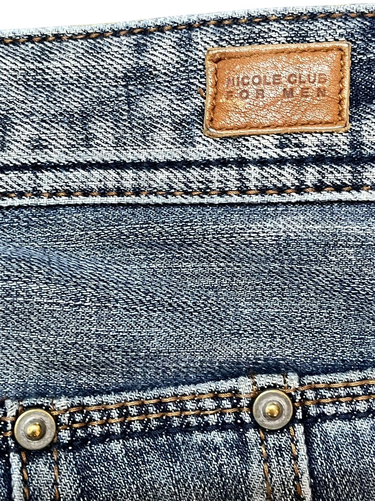Nicole Club Vintage Nicole Club For Men Bondage Punk Denim Size US 31 - 9 Thumbnail