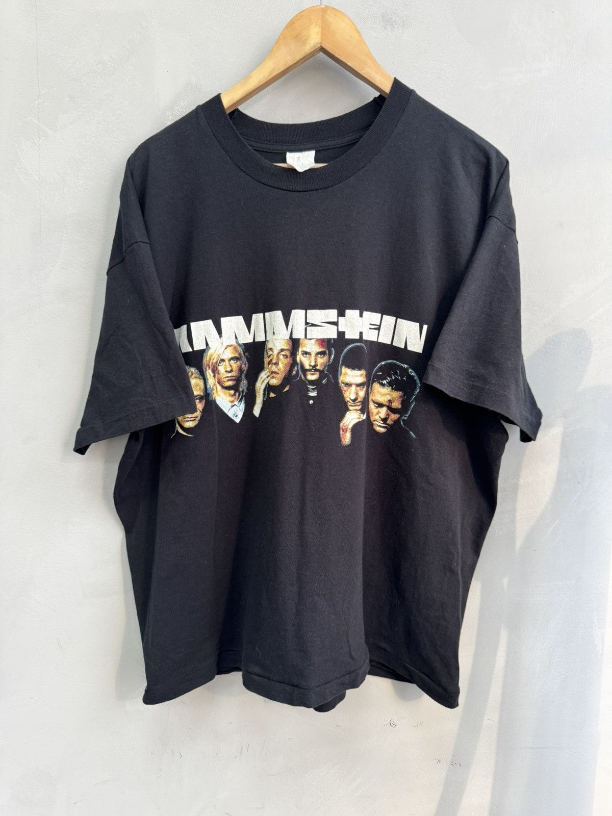 Band Tees Rare 90s single stitch Rammstein band t shirt Size US M / EU 48-50 / 2 - 1 Thumbnail