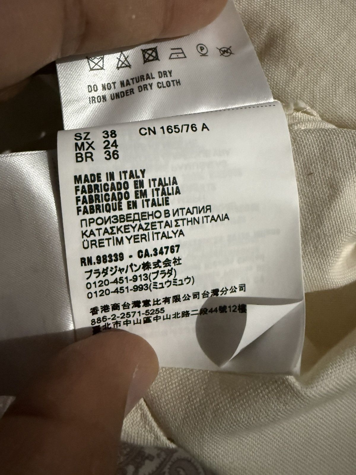 Miu Miu Miu-miu Single Breasted Canvas Logo Jacket Size XS / US 0-2 / IT 36-38 - 18 Thumbnail