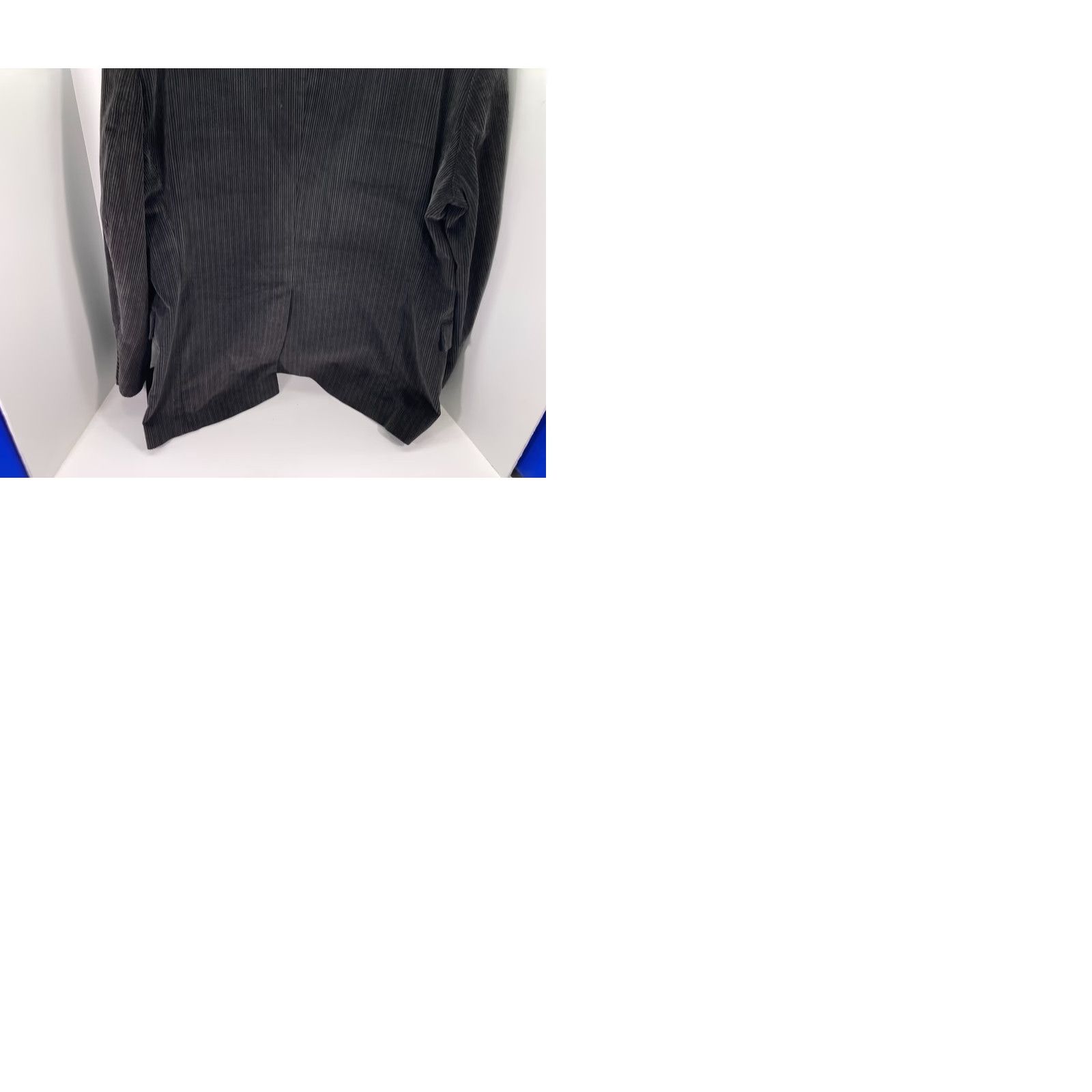 Dockers DOCKERS Sport Coat Blazer Mens 44R Black Corduroy 2 Button Notched Lapel Cotton Size 44R - 9 Thumbnail