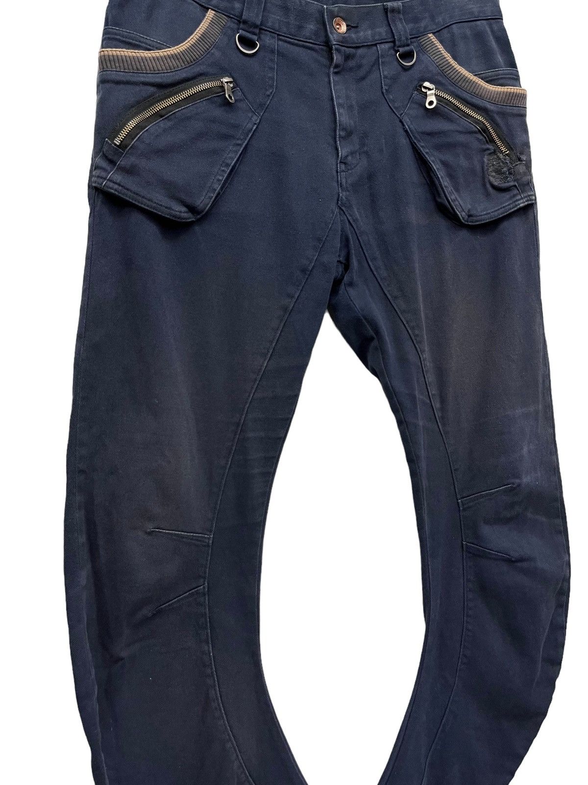 PPFM 🔥 90’s PPFM Punk Biker Curve Leg Rusty Faded Japanese Brand Size US 33 - 7 Thumbnail
