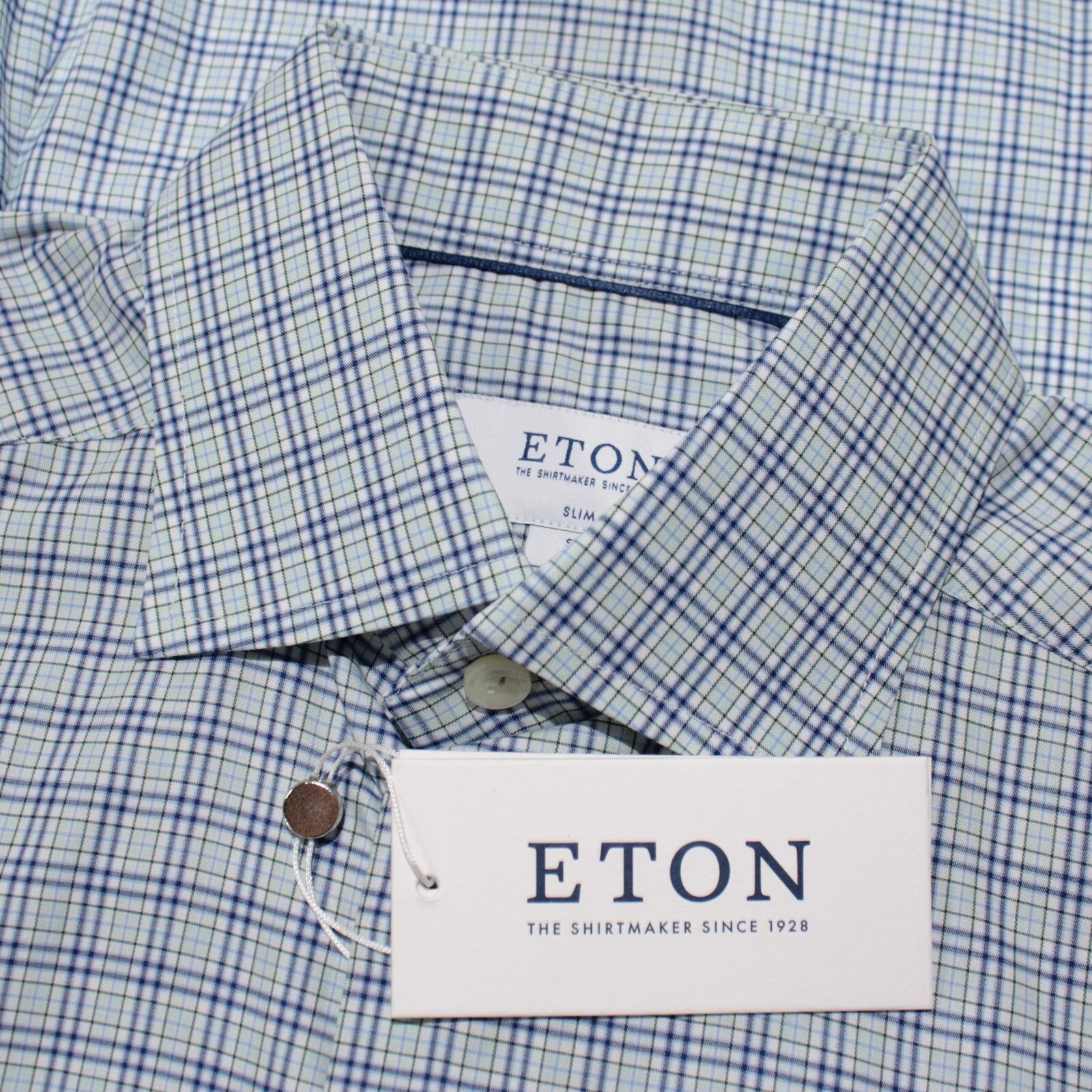 Eton Eton New with tags Shirt Size S US In Blue Size US S / EU 44-46 / 1 - 1 Thumbnail