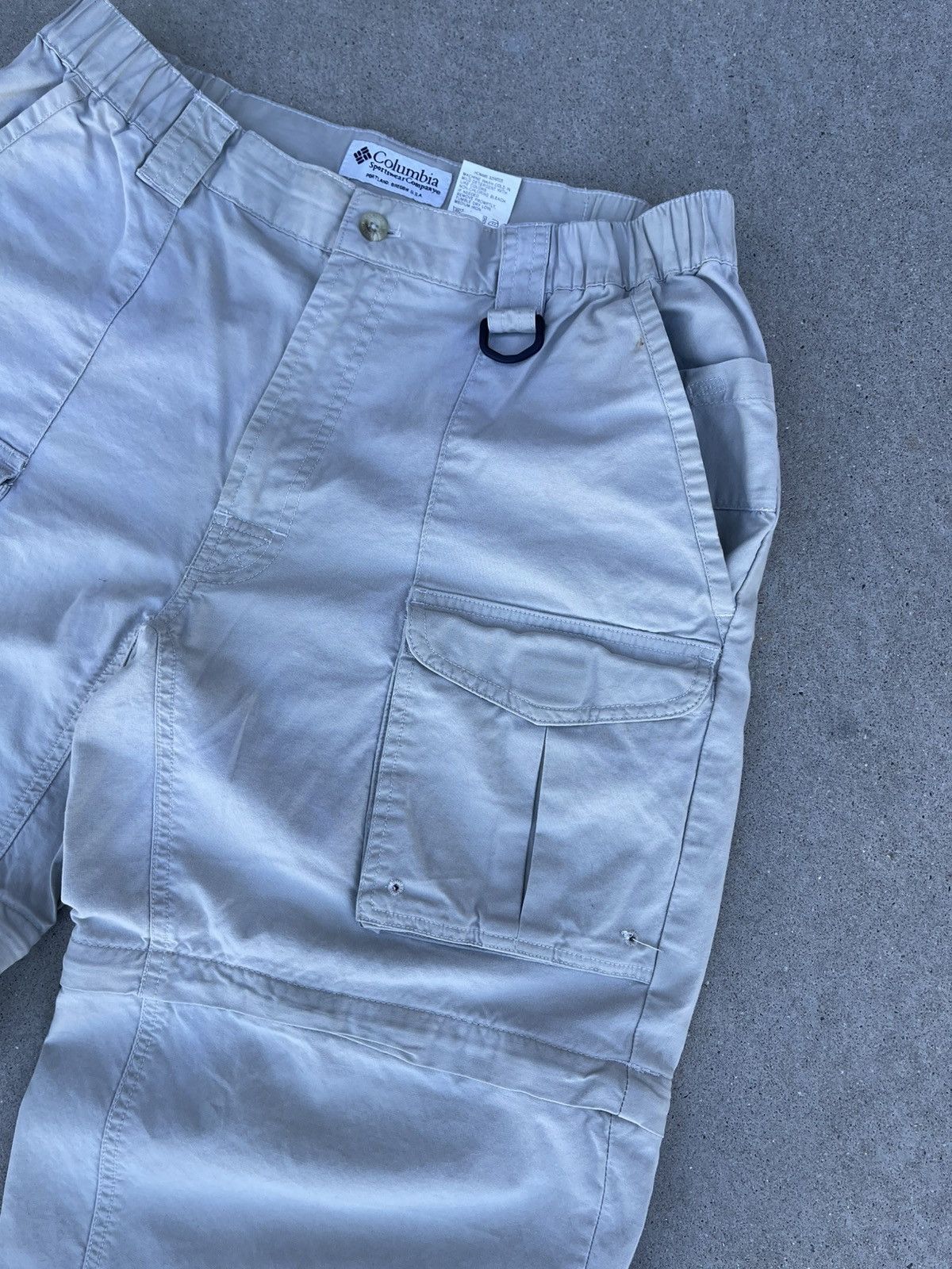 Vintage Vintage Columbia Hiking Pants Convertible Utility Khaki Size US 32 / EU 48 - 4 Thumbnail
