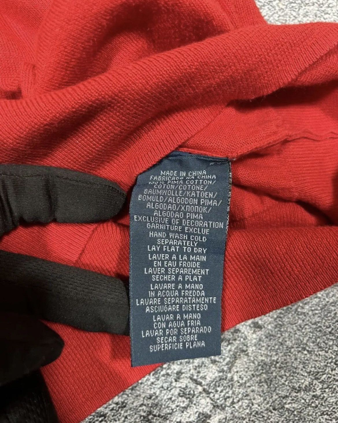 Polo Ralph Lauren × Vintage Polo Ralph Lauren Red V-Neck Sweater Slim Fit Size US M / EU 48-50 / 2 - 4 Thumbnail
