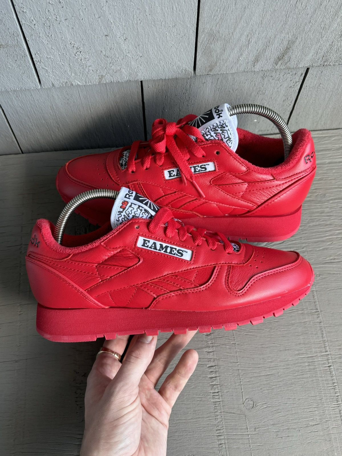 Other × Reebok Reebok x Eames Office Elephant Leather Vector Red October Size US 7 / EU 40 - 2 Thumbnail