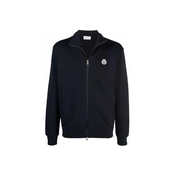 Moncler Moncler Men's Black Stand Collar Zip Jacket Size US M / EU 48-50 / 2 - 1 Thumbnail