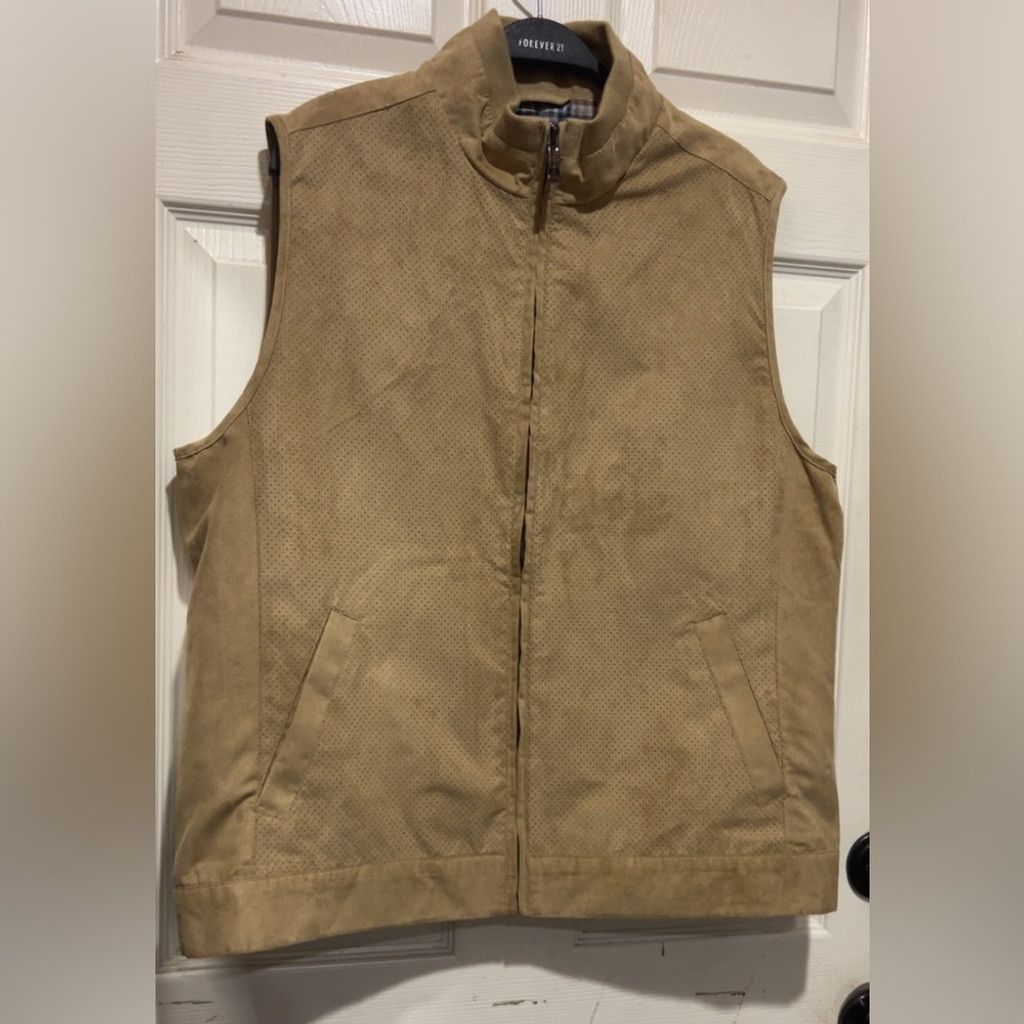 Johnston & Murphy Johnston & Murphy 'The Ali' shell vest in taupe #LuxuryVest Size US L / EU 52-54 / 3 - 2 Thumbnail