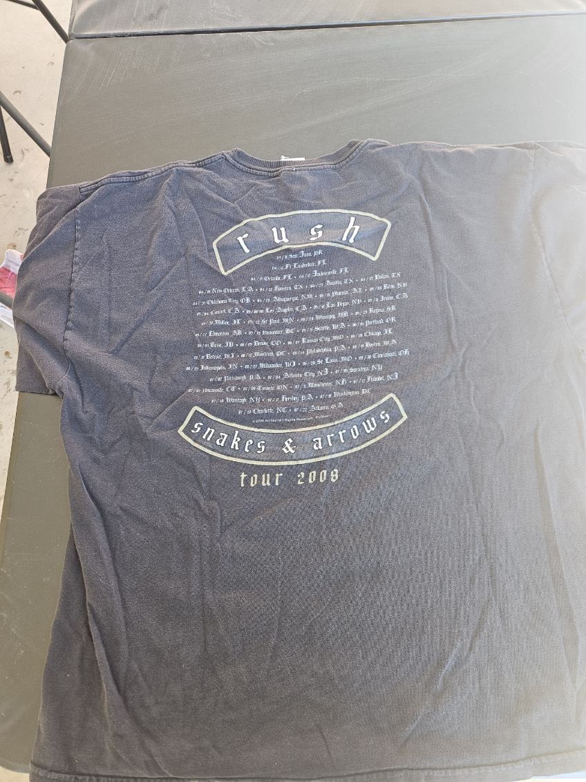 Other Rush Snakes & Arrows 2008 Tour M&O Knits Tee Size US XXL / EU 58 / 5 - 3 Thumbnail