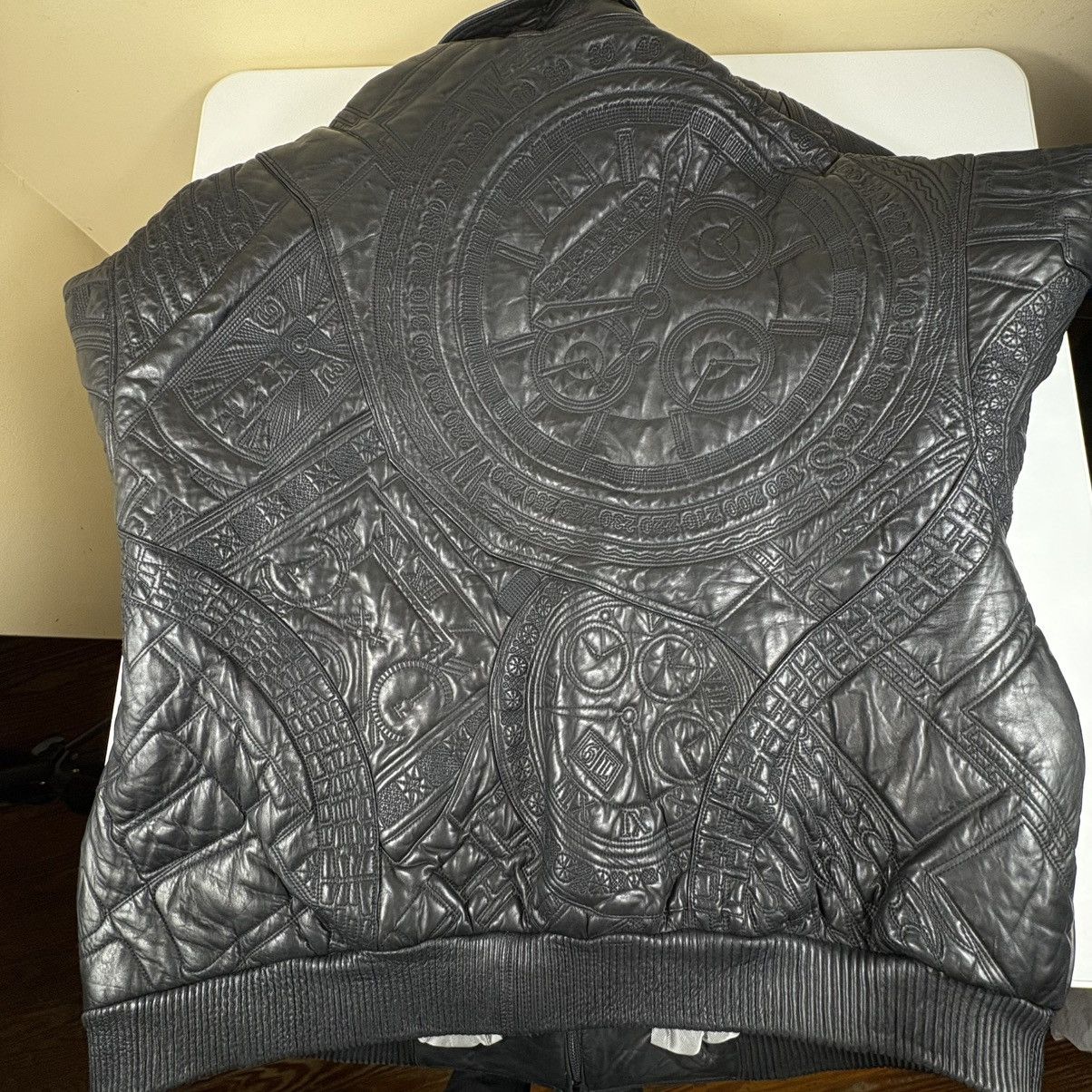 Marc Buchanan Vtg Marc Buchanan Pelle Pelle Embossed Hip Hop Bomber 56 Size US XXL / EU 58 / 5 - 20 Thumbnail