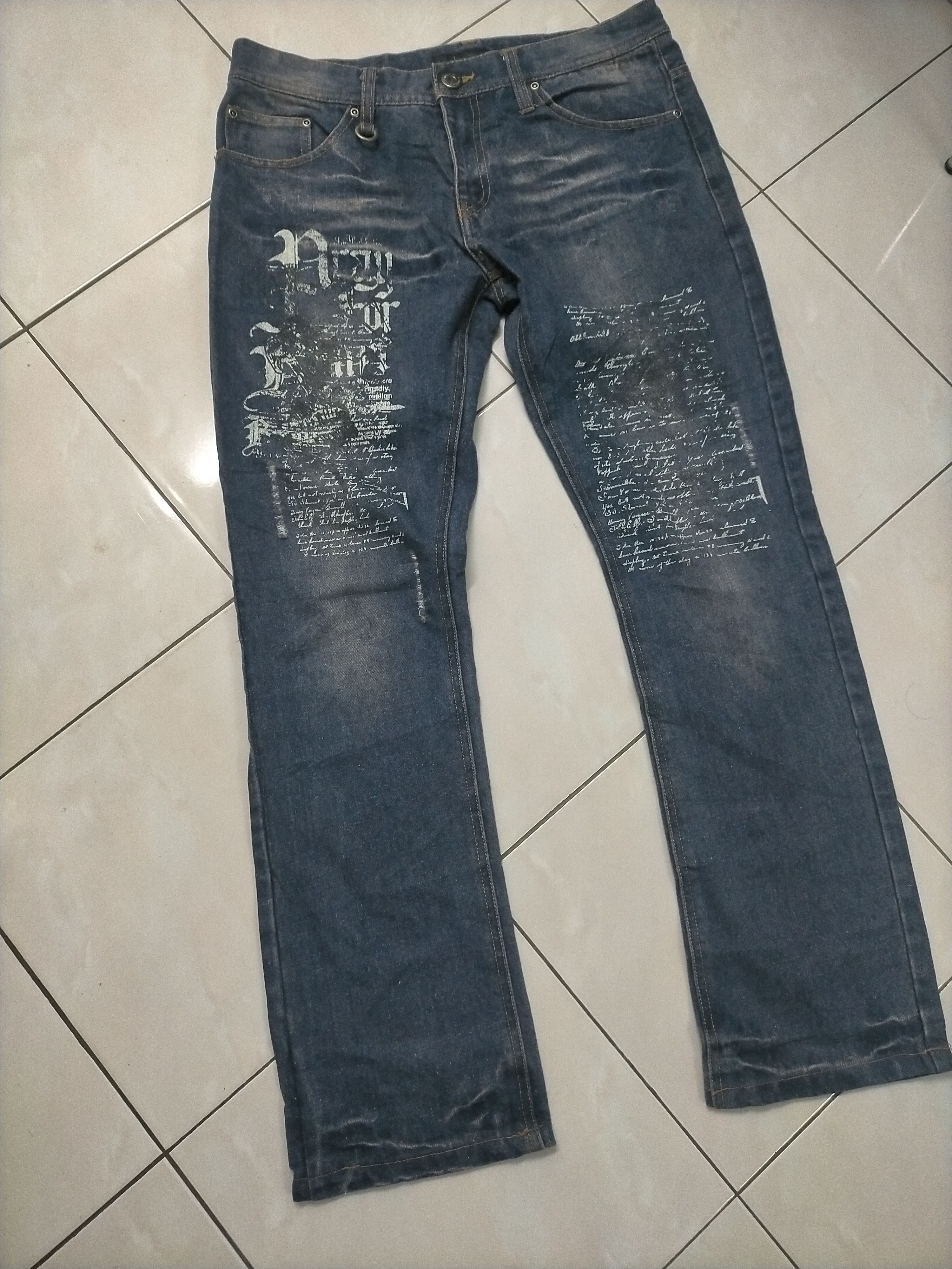 In The Attic In The Attic Poem Wording Flare Jeans Size US 32 / EU 48 - 2 Thumbnail