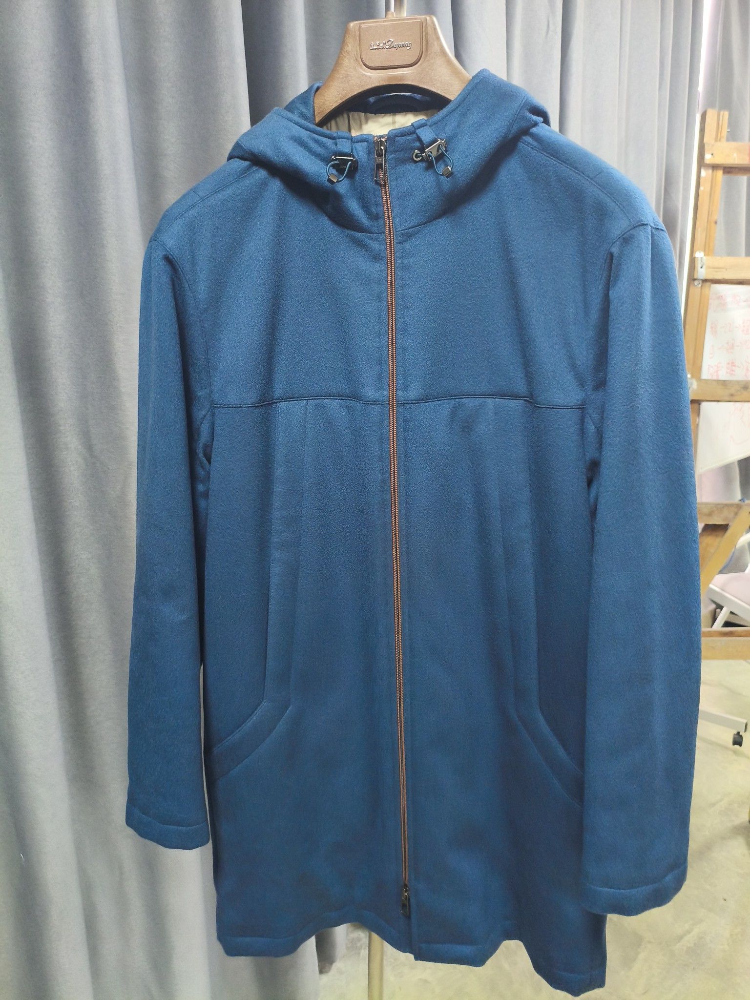 Loro Piana Loro Piana Cashmere Hooded Jacket Size S Size US S / EU 44-46 / 1 - 1 Thumbnail