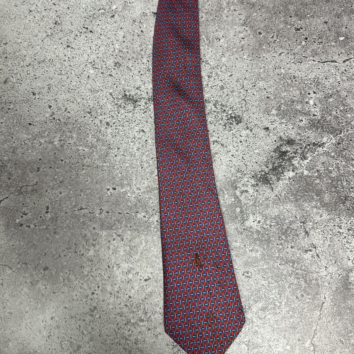 Hermes Vintage 90s Hermes Paris Silk tie France luxury y2k hype Size ONE SIZE - 5 Thumbnail