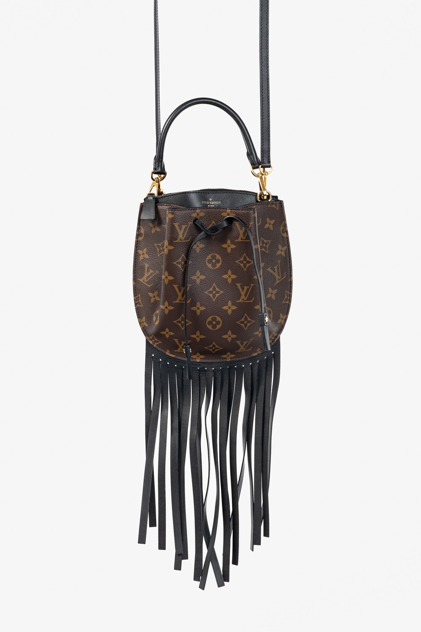 Louis Vuitton Louis Vuitton Cruise 2017 Fringed Noe Monogram Canvas Bag Size ONE SIZE - 1 Thumbnail
