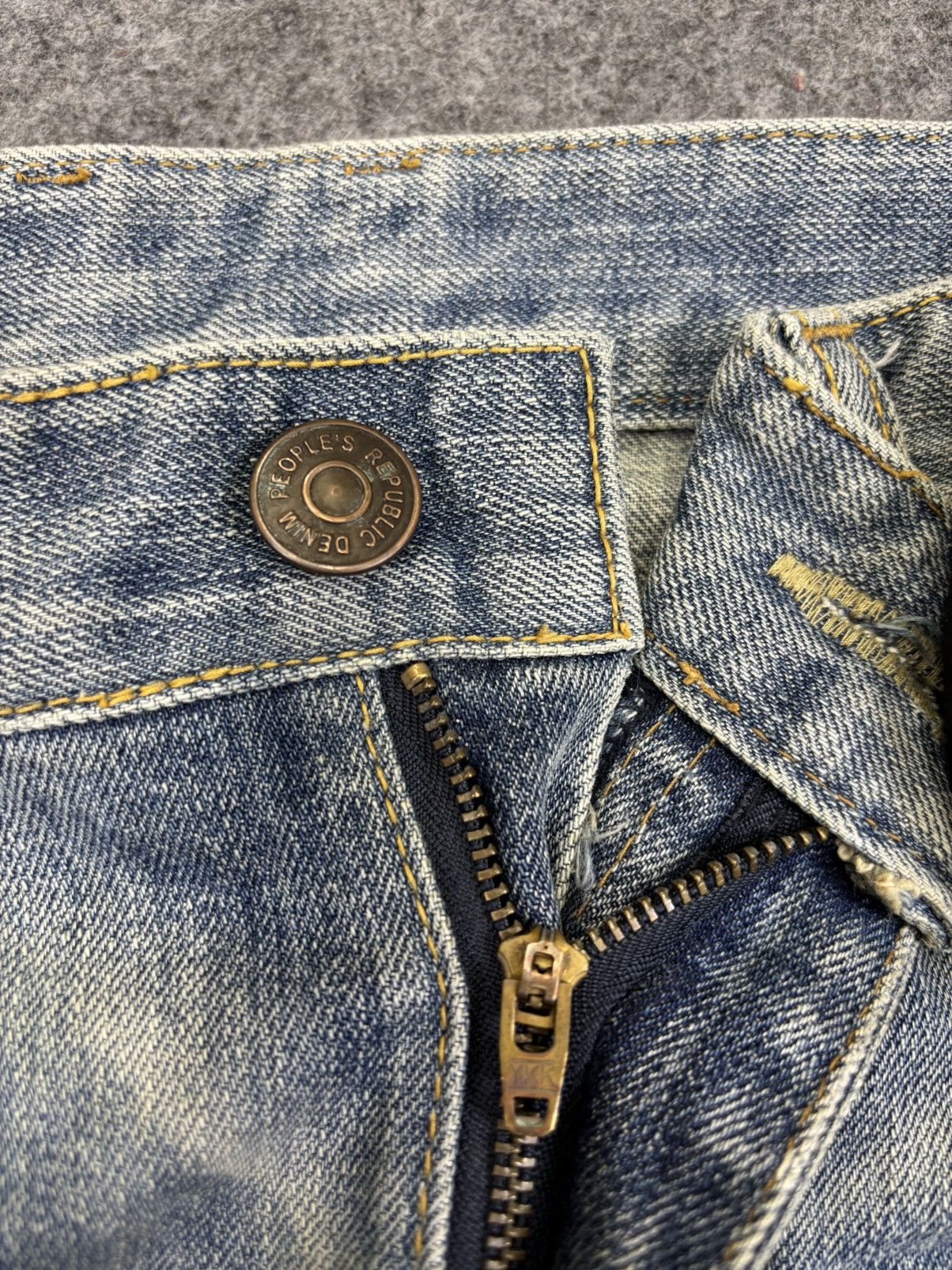 Other 💥Artisanal Fades💥improves Rare Style Distressed Denim F941 Size US 33 - 8 Thumbnail