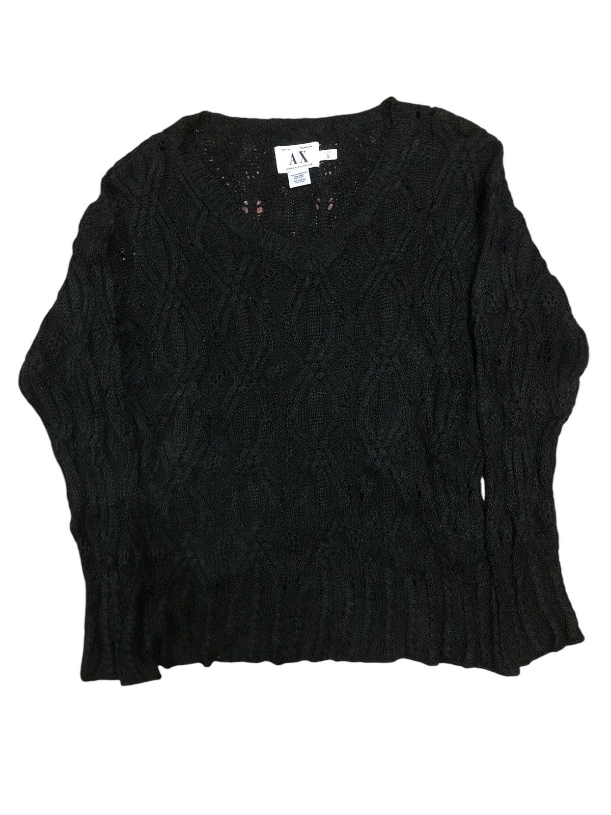 Armani Exchange Armani Exchange Cable Knit Pull Over Size M / US 6-8 / IT 42-44 - 1 Thumbnail