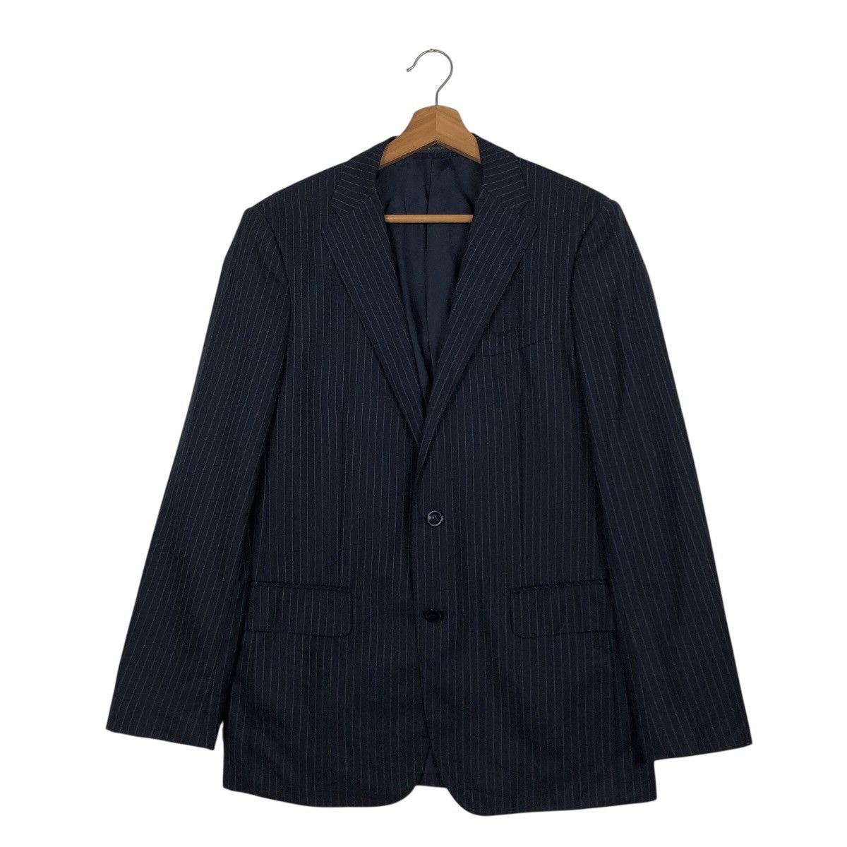 Vintage 📌Vintage Striped Hickory Coats Jacket Hilton Double Breast Size US M / EU 48-50 / 2 - 2 Thumbnail