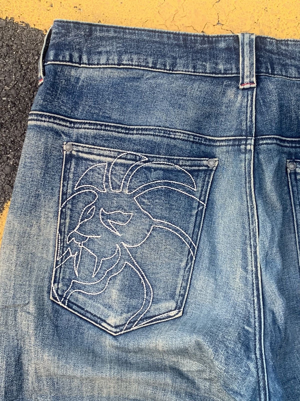 Japanese Brand DISTRESSED BAGGY NESTA BRAND. Size US 38 / EU 54 - 10 Thumbnail
