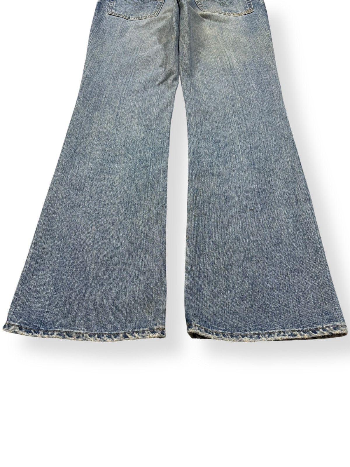 Blue Blue Japan Vintage Japanese Brand BlueWay Rusty Mud Wash Flare Jeans Size US 29 - 12 Thumbnail