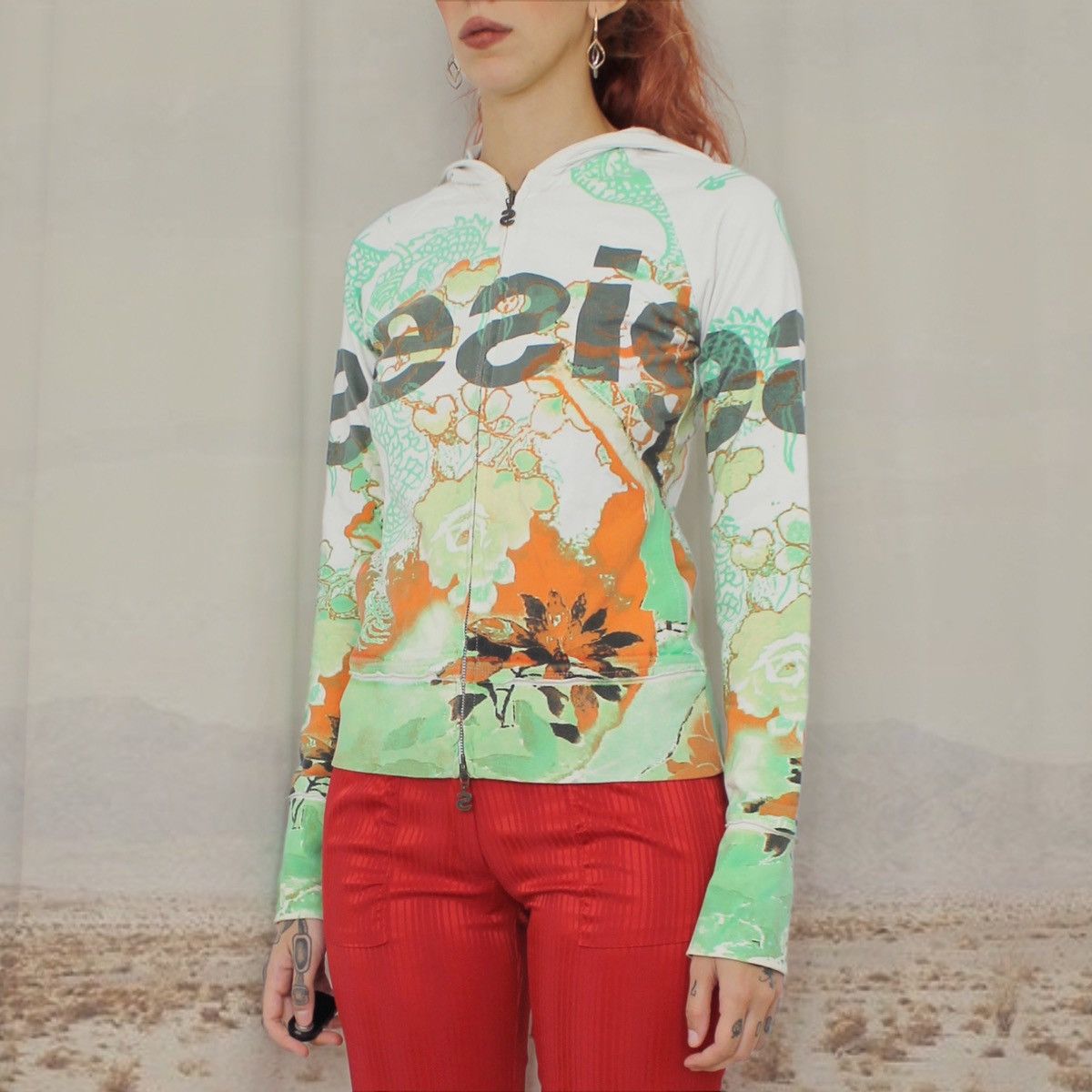 Desigual × Vintage 🐍SNAKE DESIGUAL SWEATSHIRT🐍 Size S / US 4 / IT 40 - 3 Thumbnail
