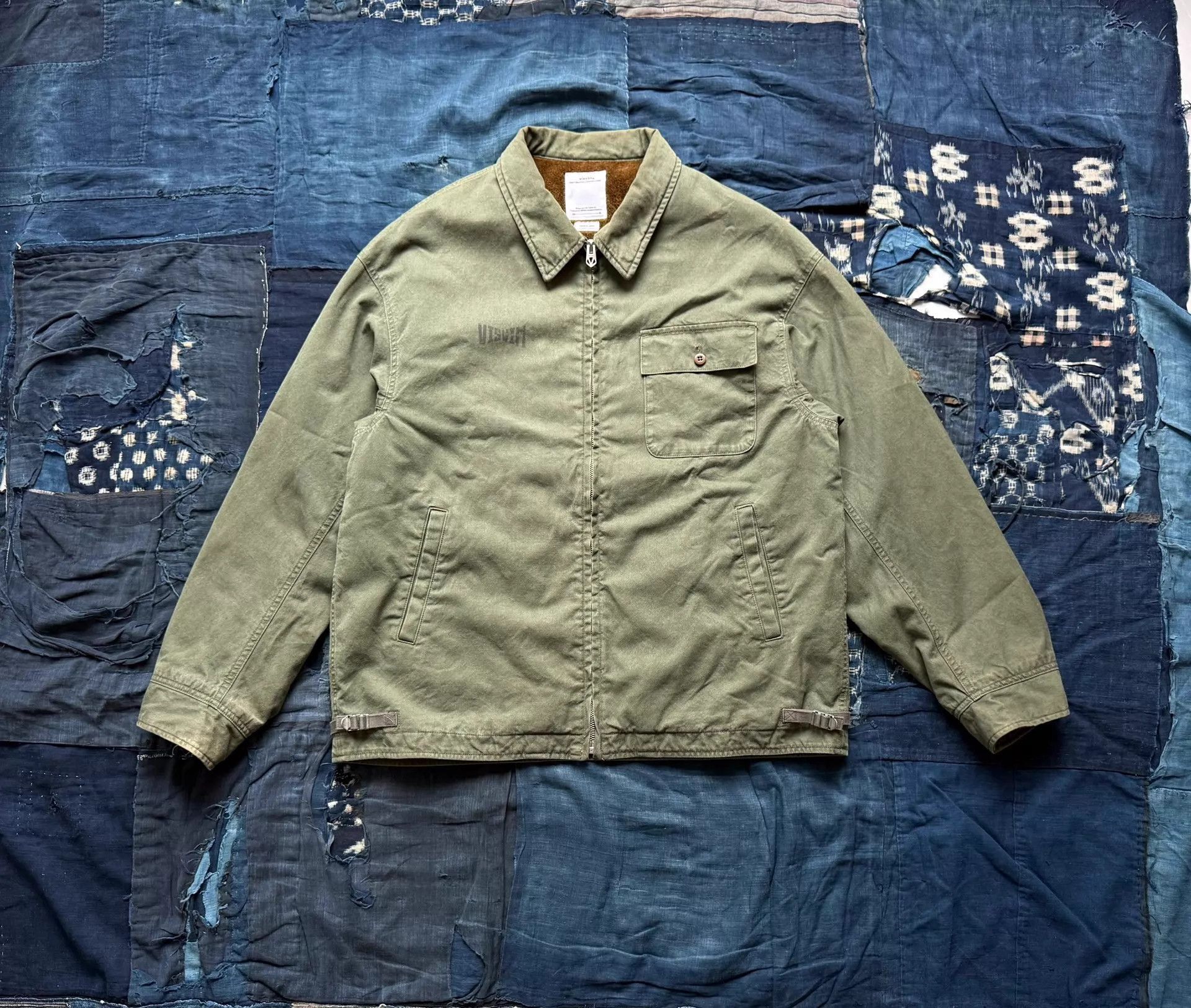 Visvim Green Casual Zip-Front Jacket Size US XXL / EU 58 / 5 - 1 Thumbnail