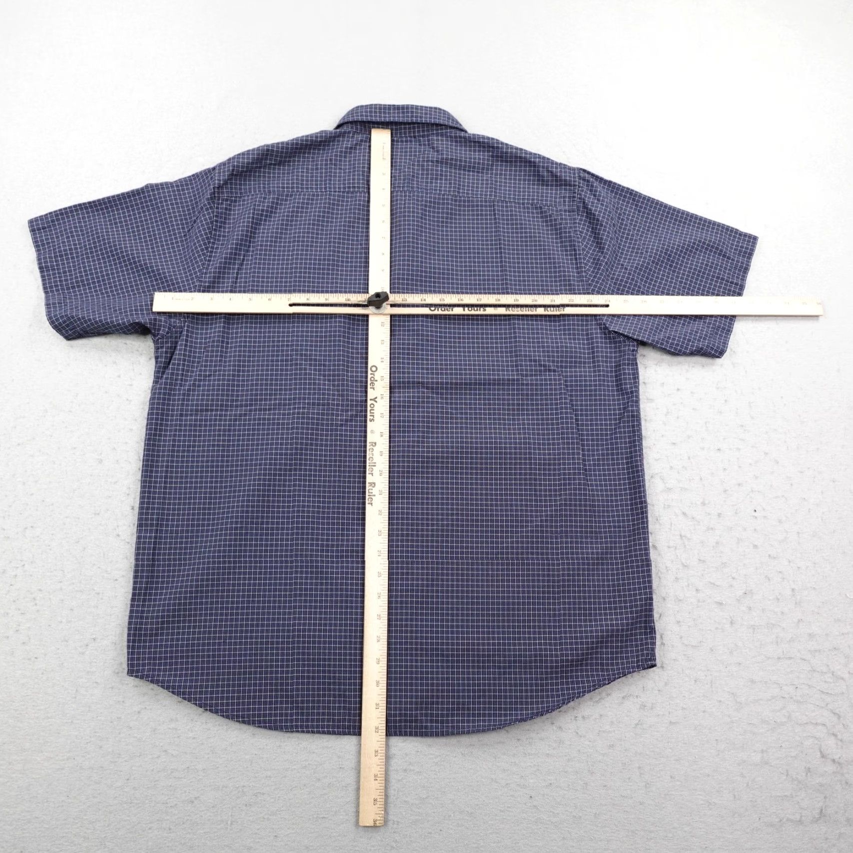 Vans VINTAGE Vans Shirt Mens XL Blue Check Button Up Skateboarding Grunge Y2K Size US XXL / EU 58 / 5 - 6 Thumbnail
