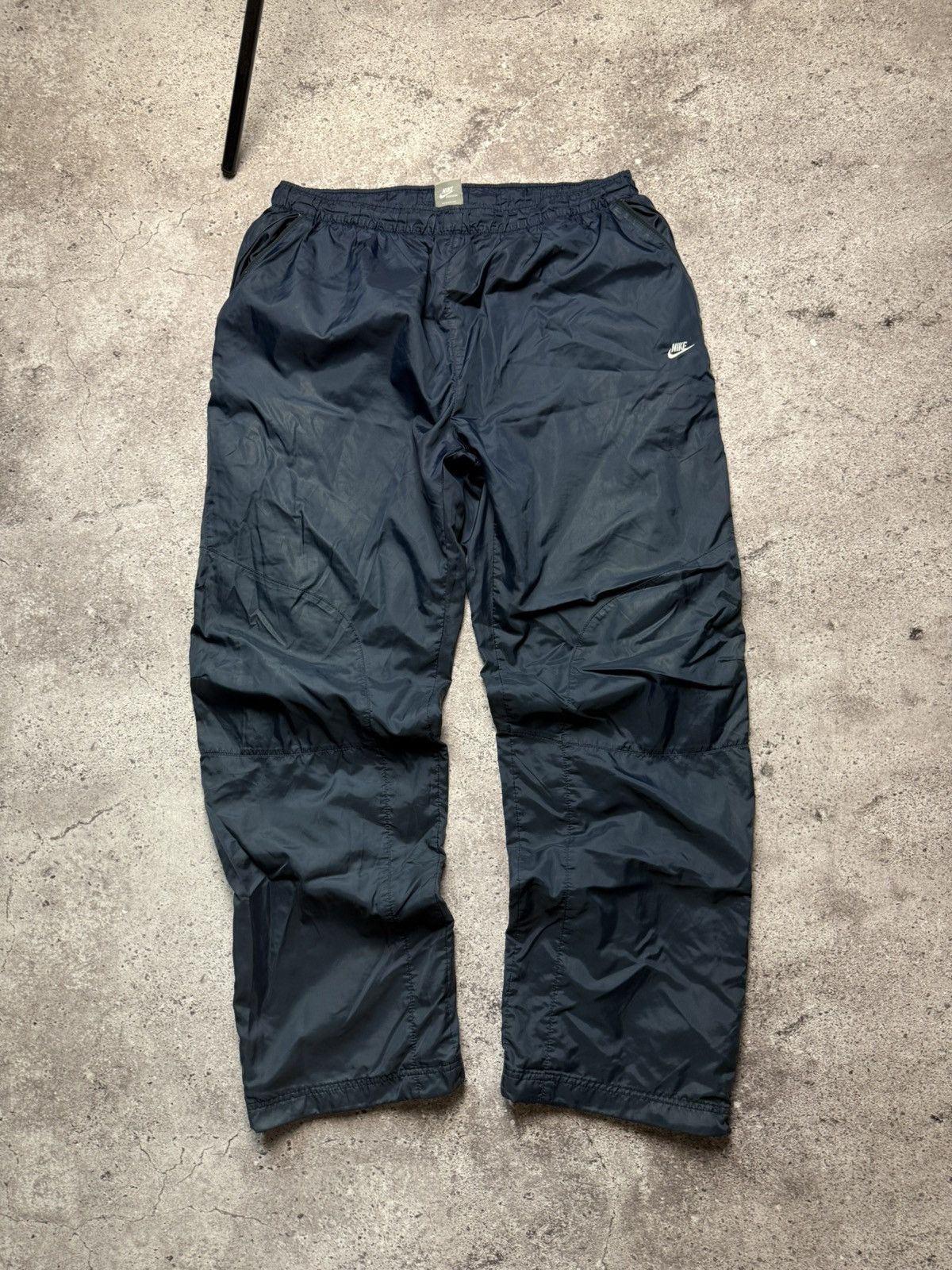 Nike × Vintage Vintage Nike Nylon Very rare sweatpants 90s Y2K Size US 35 - 1 Thumbnail