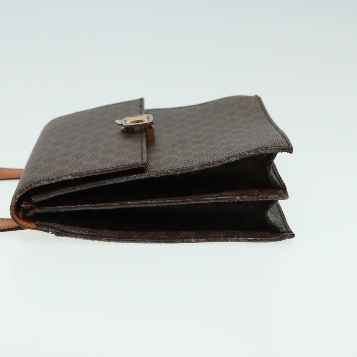 Celine CELINE Macadam Canvas Shoulder Bag Pvc Leather Brown Size ONE SIZE - 5 Thumbnail
